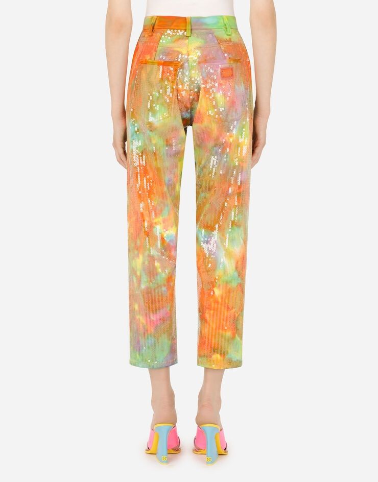 Dolce & Gabbana o1y0925 Casual Pant in Multicolor Size 26" / US 2 / IT 38 - 5 Thumbnail
