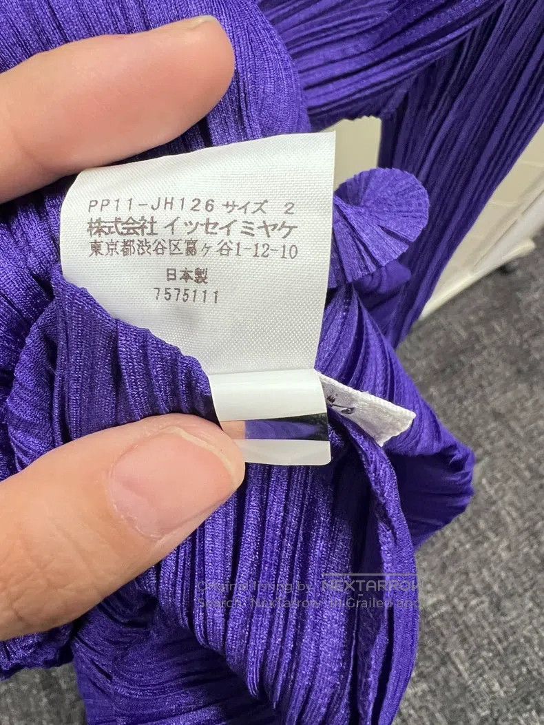 Issey Miyake Issey Miyake Purple Dress Size M / US 6-8 / IT 42-44 - 2 Thumbnail
