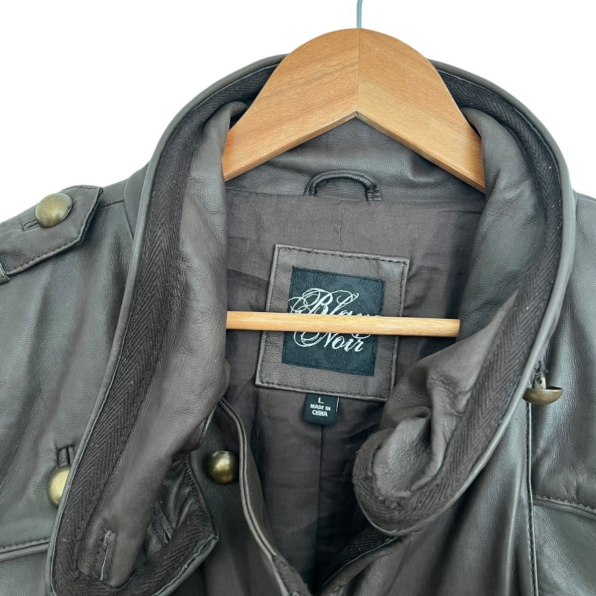 Blanc Noir Blanc noir leather napoleon jacket Size US L / EU 52-54 / 3 - 2 Thumbnail
