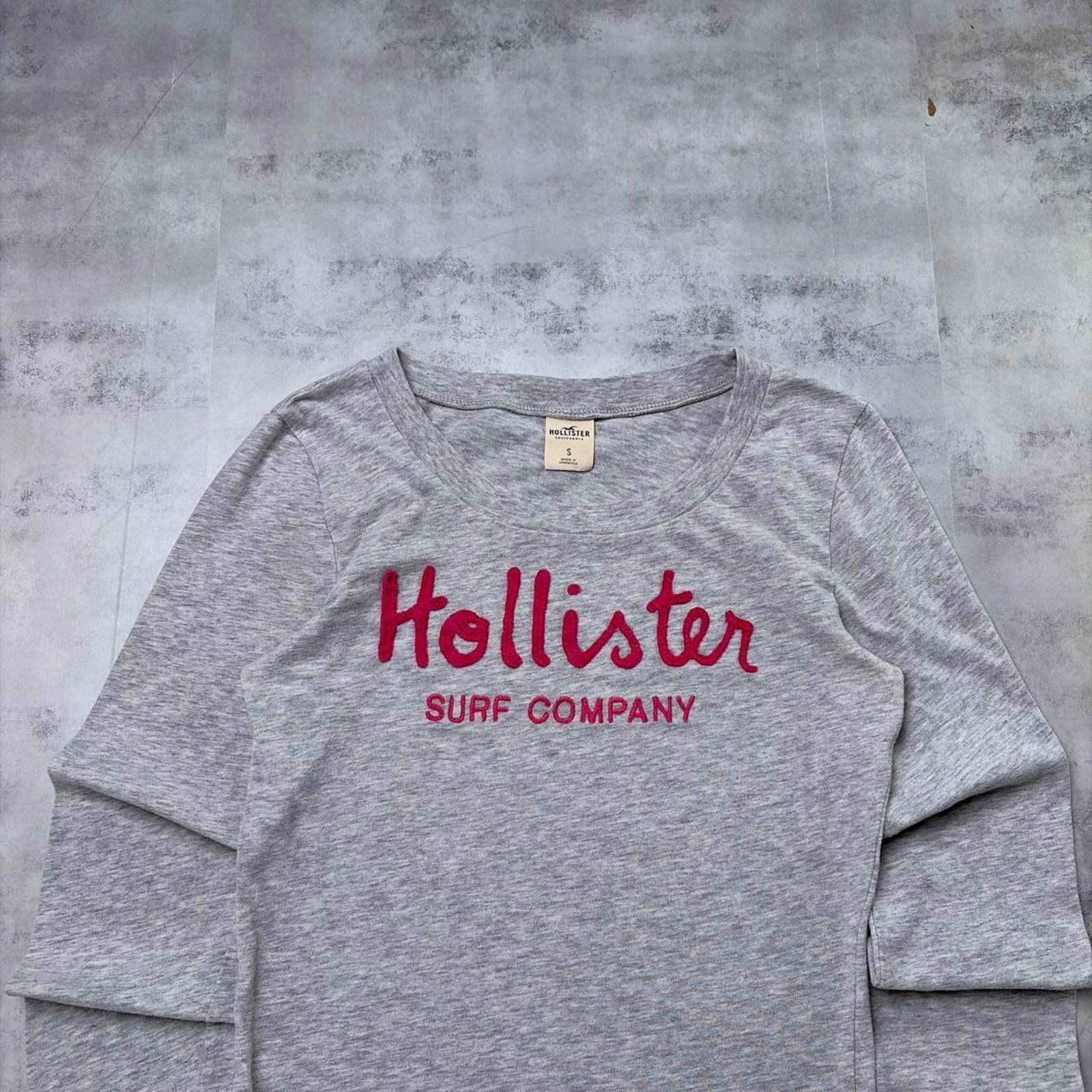 Other Y2K Grey Hollister Surf Grunge Long Sleeve Shirt Size S / US 4 / IT 40 - 3 Thumbnail