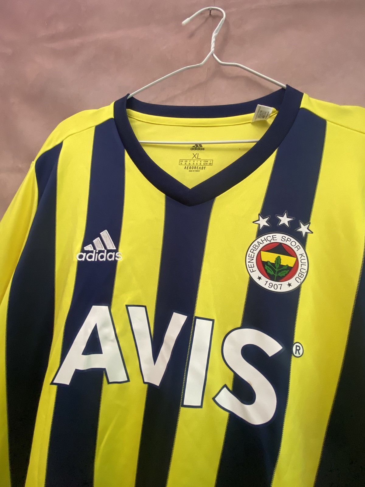 Adidas Adidas SK Fenerbahce 2020/2021 Home Football Jersey Shirt Size US XL / EU 56 / 4 - 2 Thumbnail