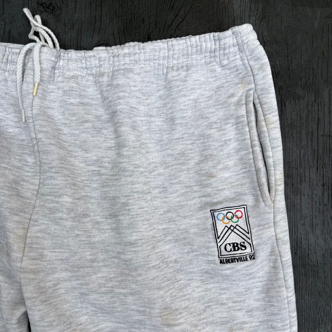 Vintage CBS Winter Olympics 1992 92 90s Vintage L Sweatpants Jogging Size US 35 - 2 Thumbnail