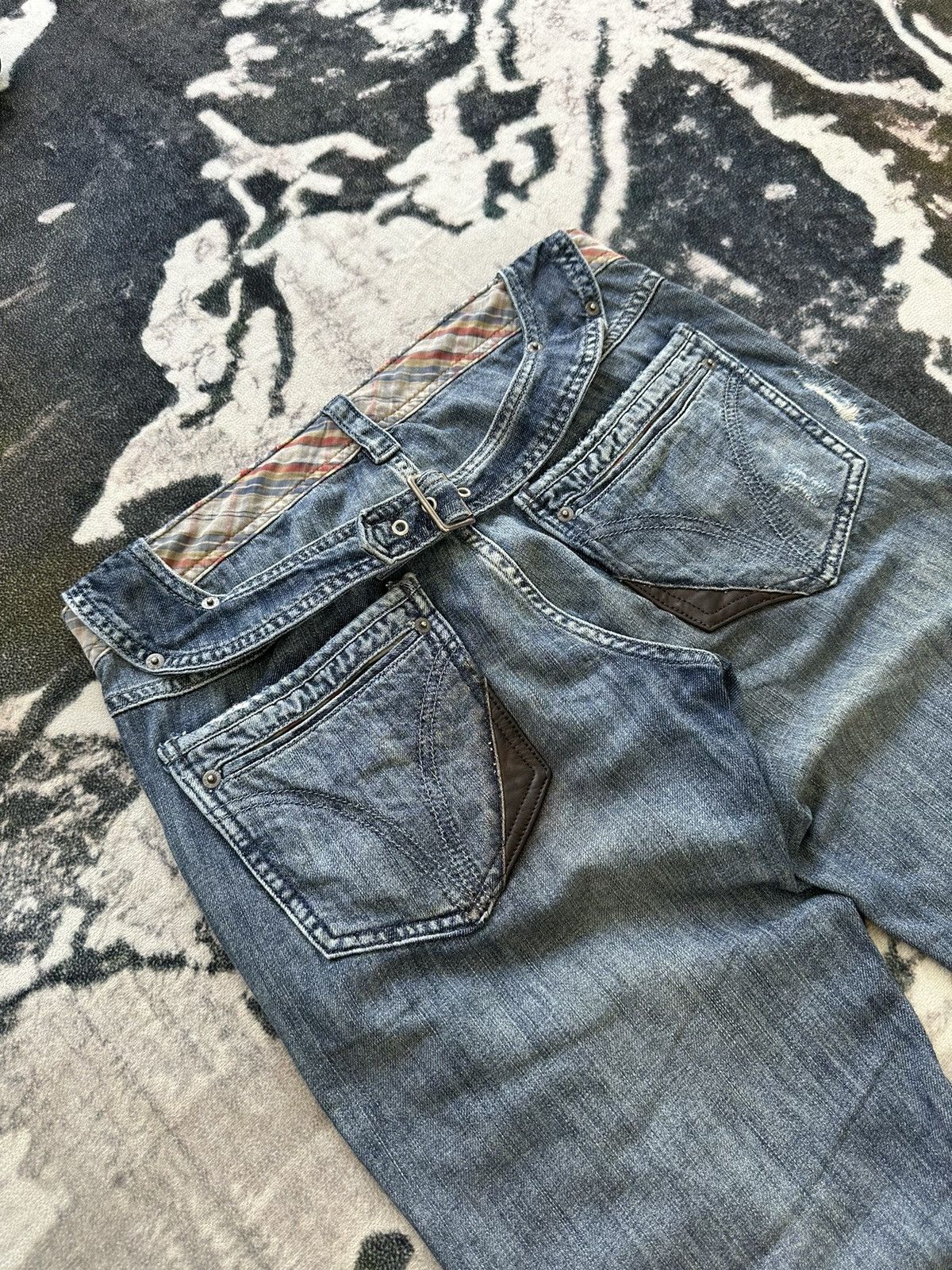 Dolce & Gabbana SS2007 D&G cummerband denim buckle back Size US 32 / EU 48 - 6 Thumbnail