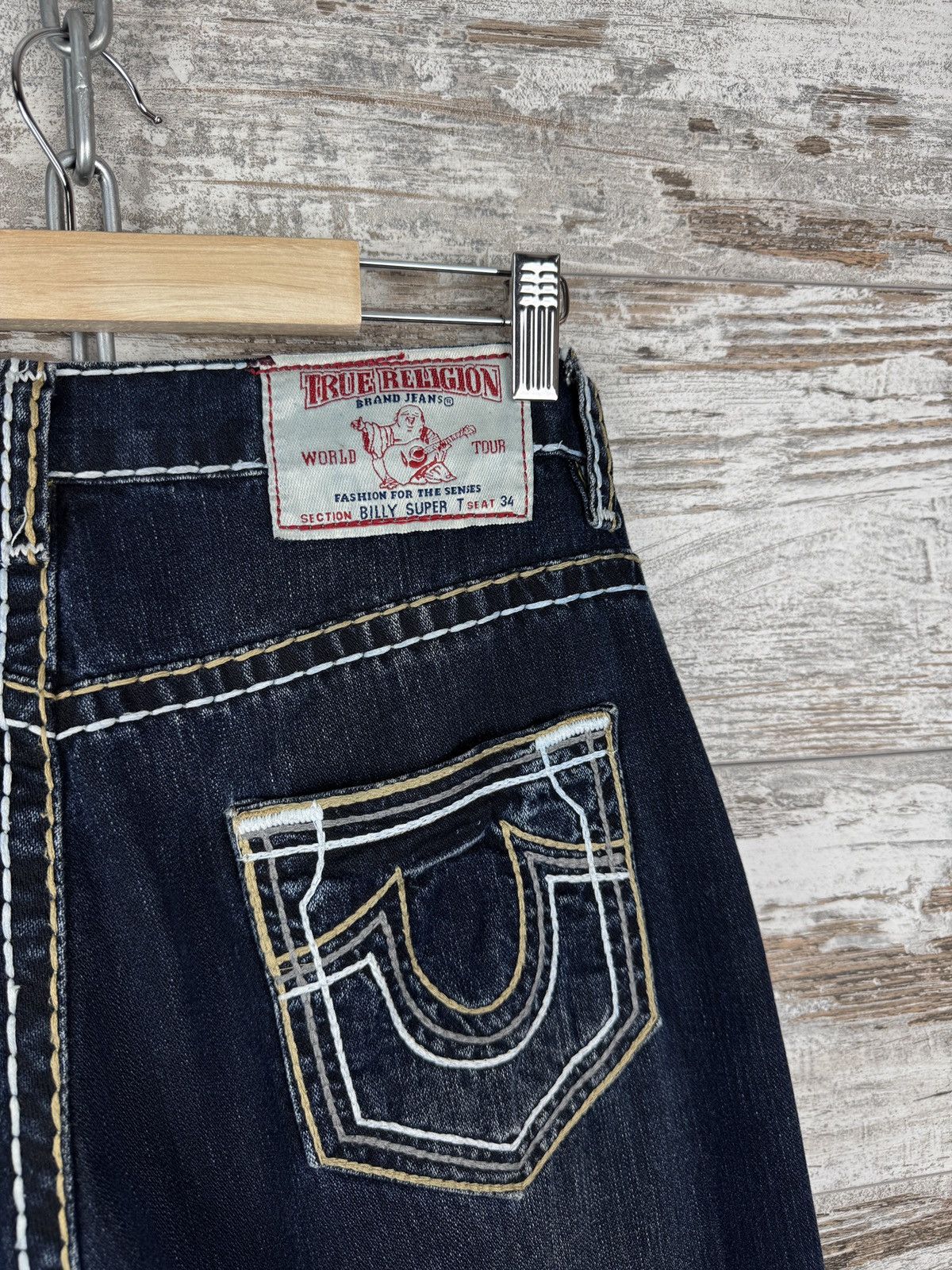 Japanese Brand × True Religion × Vintage Mens Vintage True Religion jeans Japanese denim baggy rare Size US 31 - 11 Thumbnail