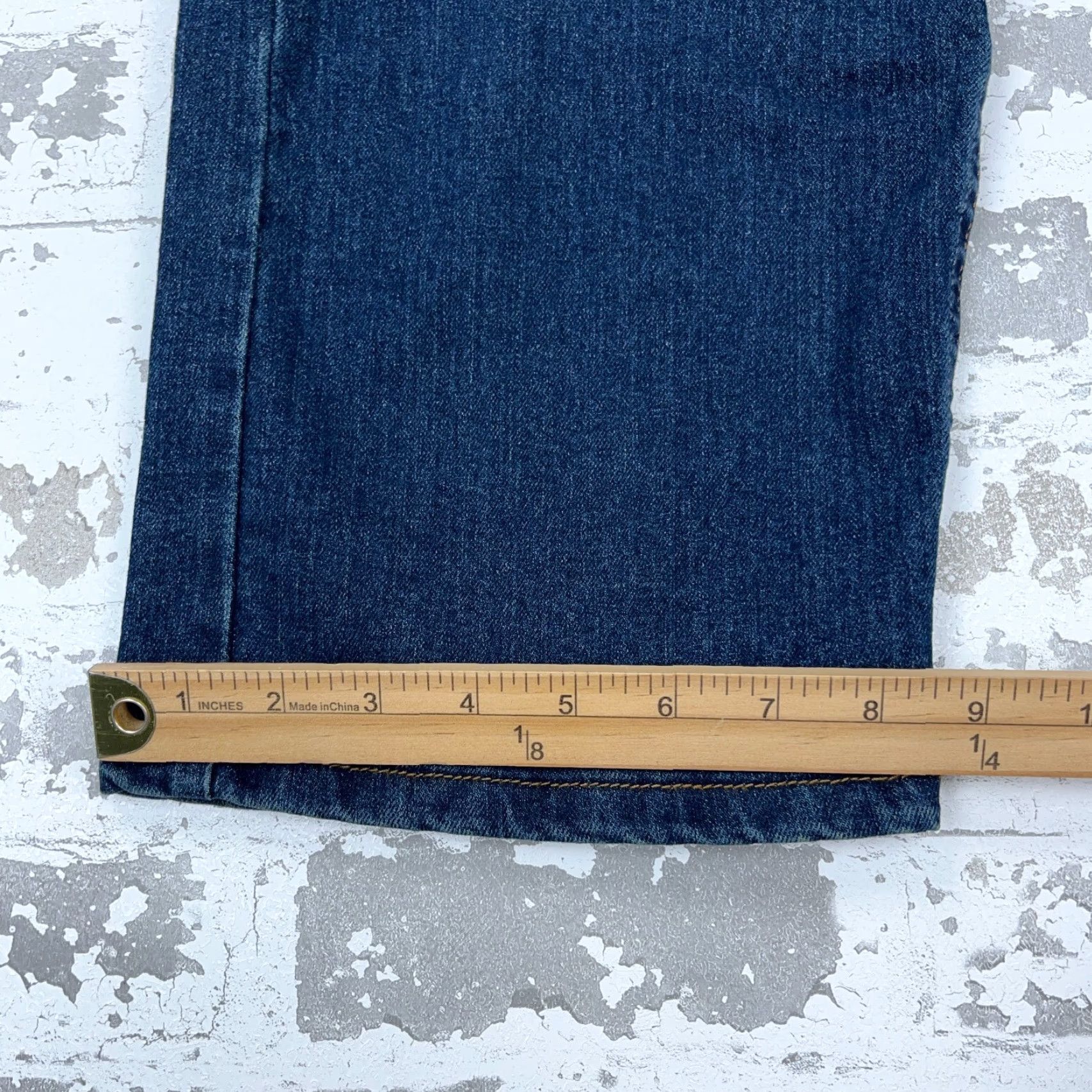 Wrangler Wrangler Jeans Men 38x30 Relaxed Fit Straight Leg Dark Wash Premium 5 Star Baggy Size US 38 / EU 54 - 6 Thumbnail
