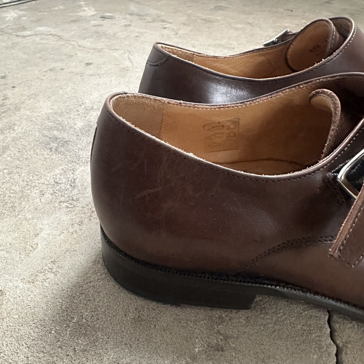 Suitsupply Suitsupply dark brown leather double monk strap Sz 10 Uk Size US 10 / EU 43 - 9 Thumbnail