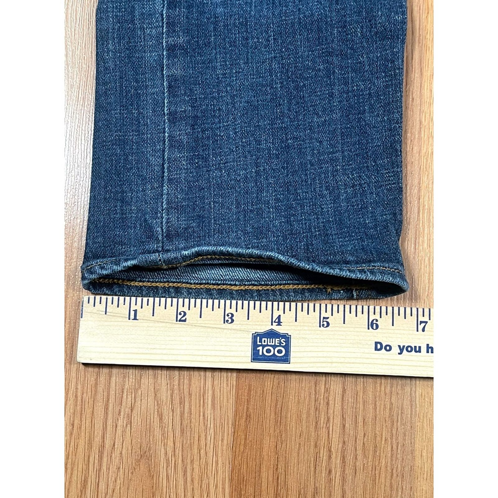 Denime J Crew Jeans Womens Size 27R Skinny Stretch Blue Denim Mid Rise Size 27" / US 4 / IT 40 - 6 Thumbnail