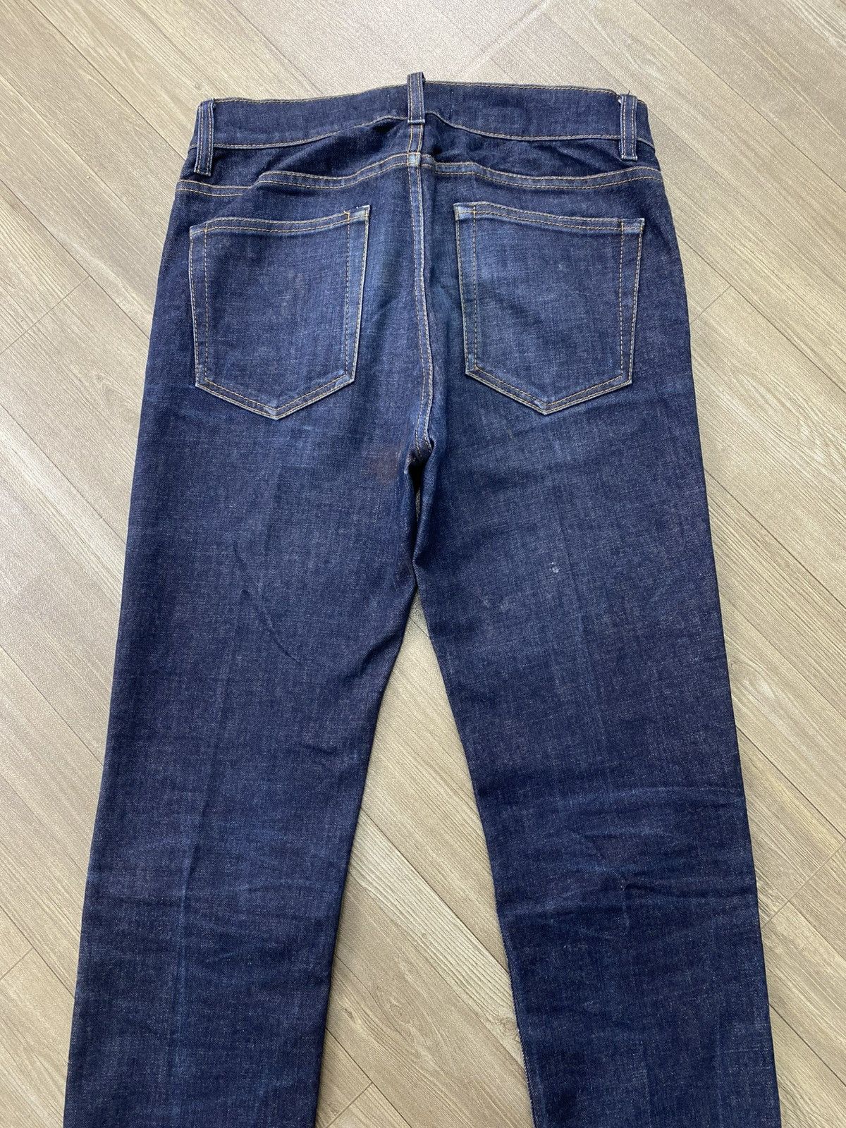 Acne Studios Luxury Acne Studios Ace Raw Gothic Skinny Blue Jeans Size US 27 - 18 Thumbnail