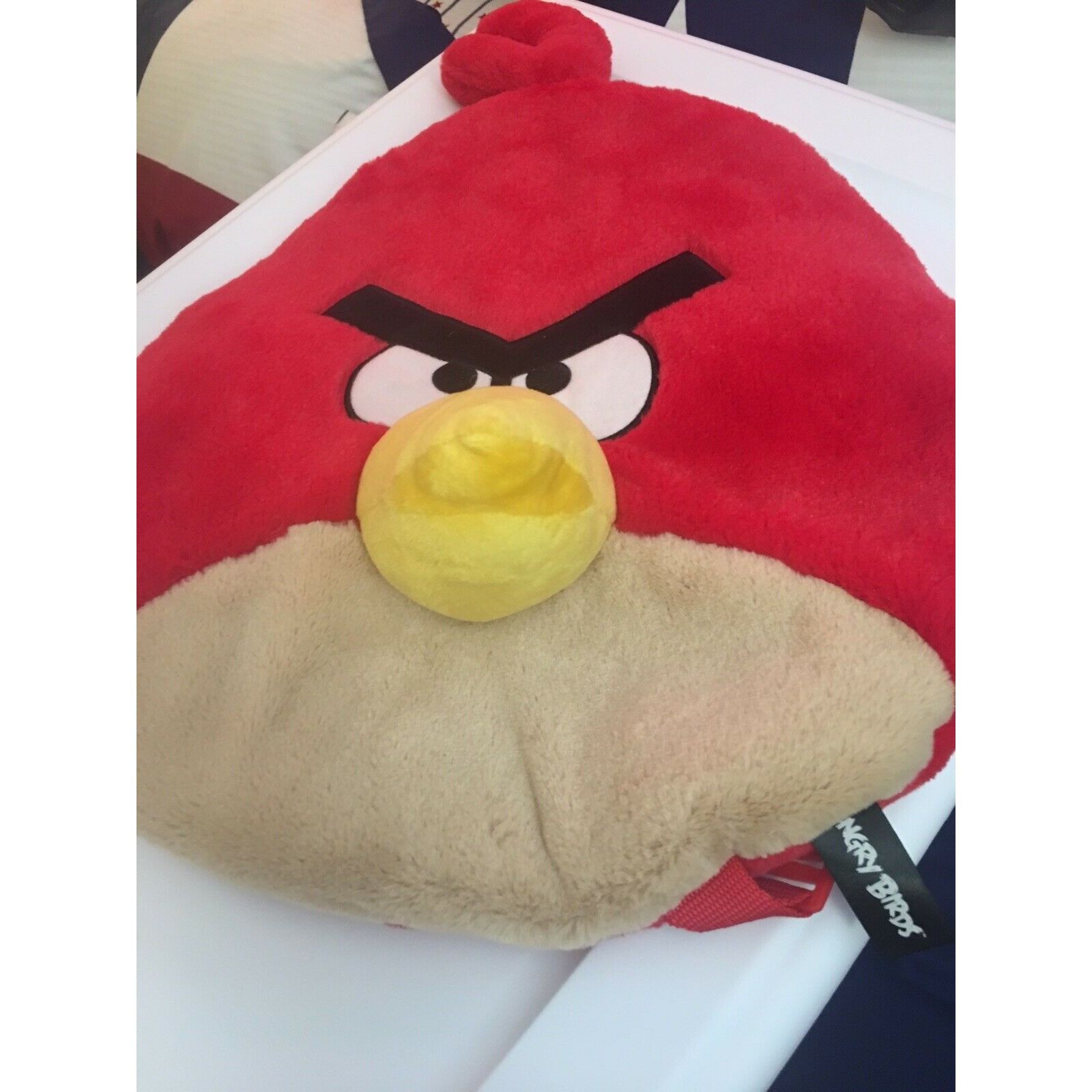 Other Angry Birds RED PLUSH BACKPACK 14" For Kids Size ONE SIZE - 3 Thumbnail