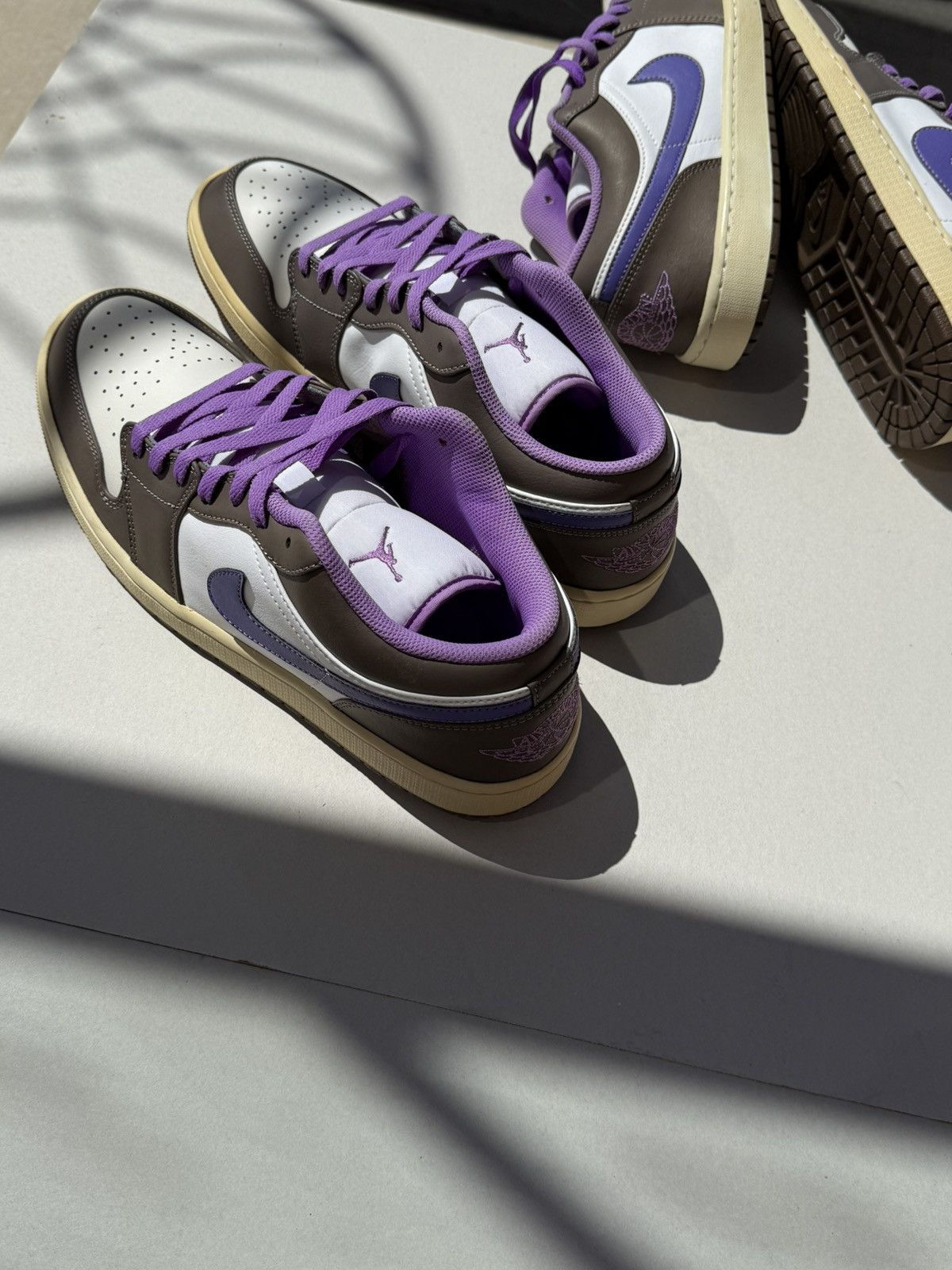Jordan Brand (new+box) Custom Air Jordan 1 Low Men Sz 12 US (sun-dried) Size US 12 / EU 45 - 5 Thumbnail