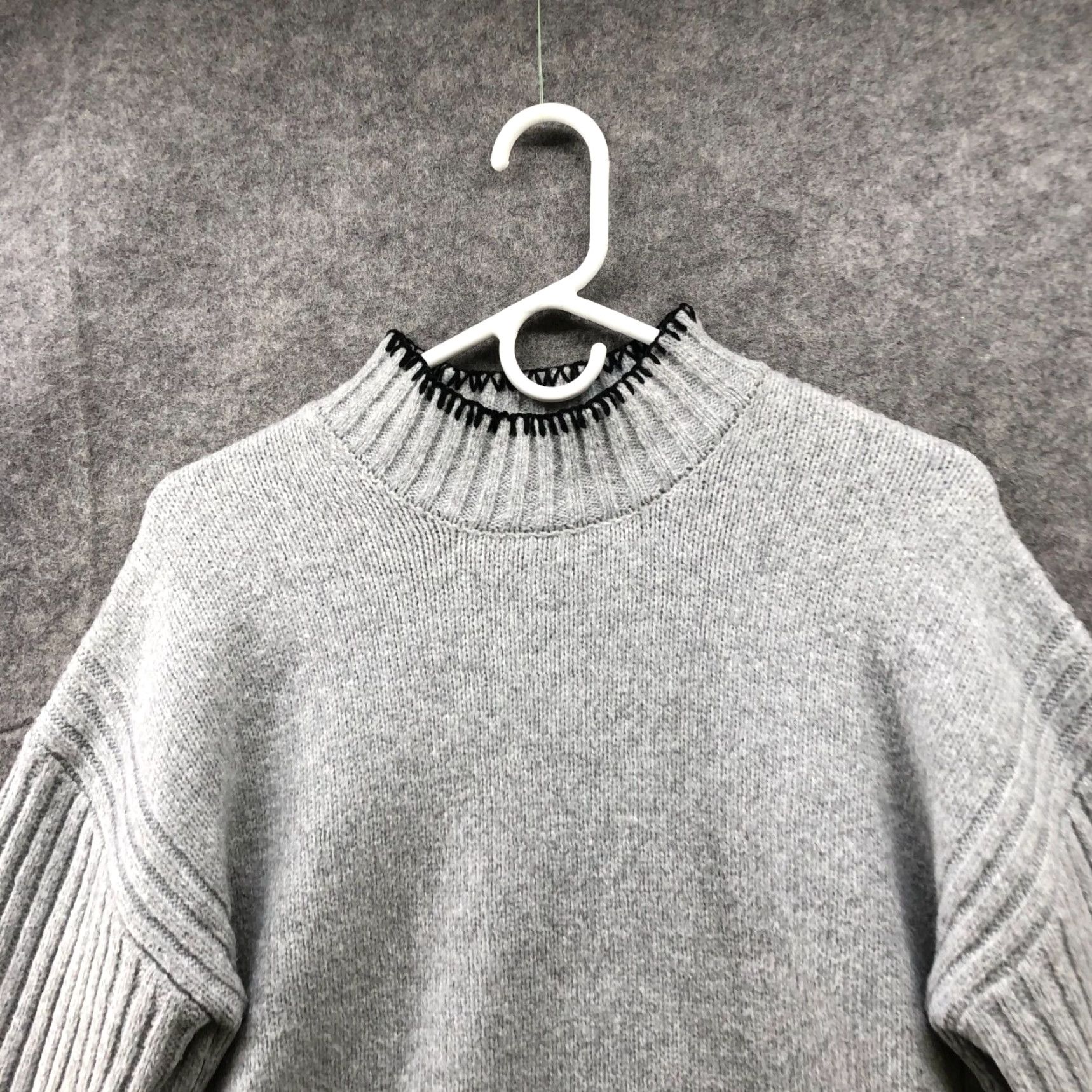 Joie Joie High Neck Sweater Womens S Gray Pullover Knit Size S / US 4 / IT 40 - 3 Thumbnail