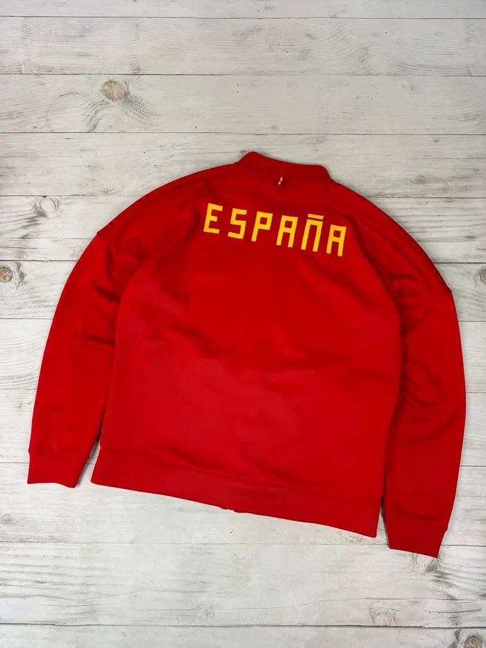 Adidas Adidas Spain 2018 2019 Track Jacket Football Soccer Size US L / EU 52-54 / 3 - 9 Thumbnail
