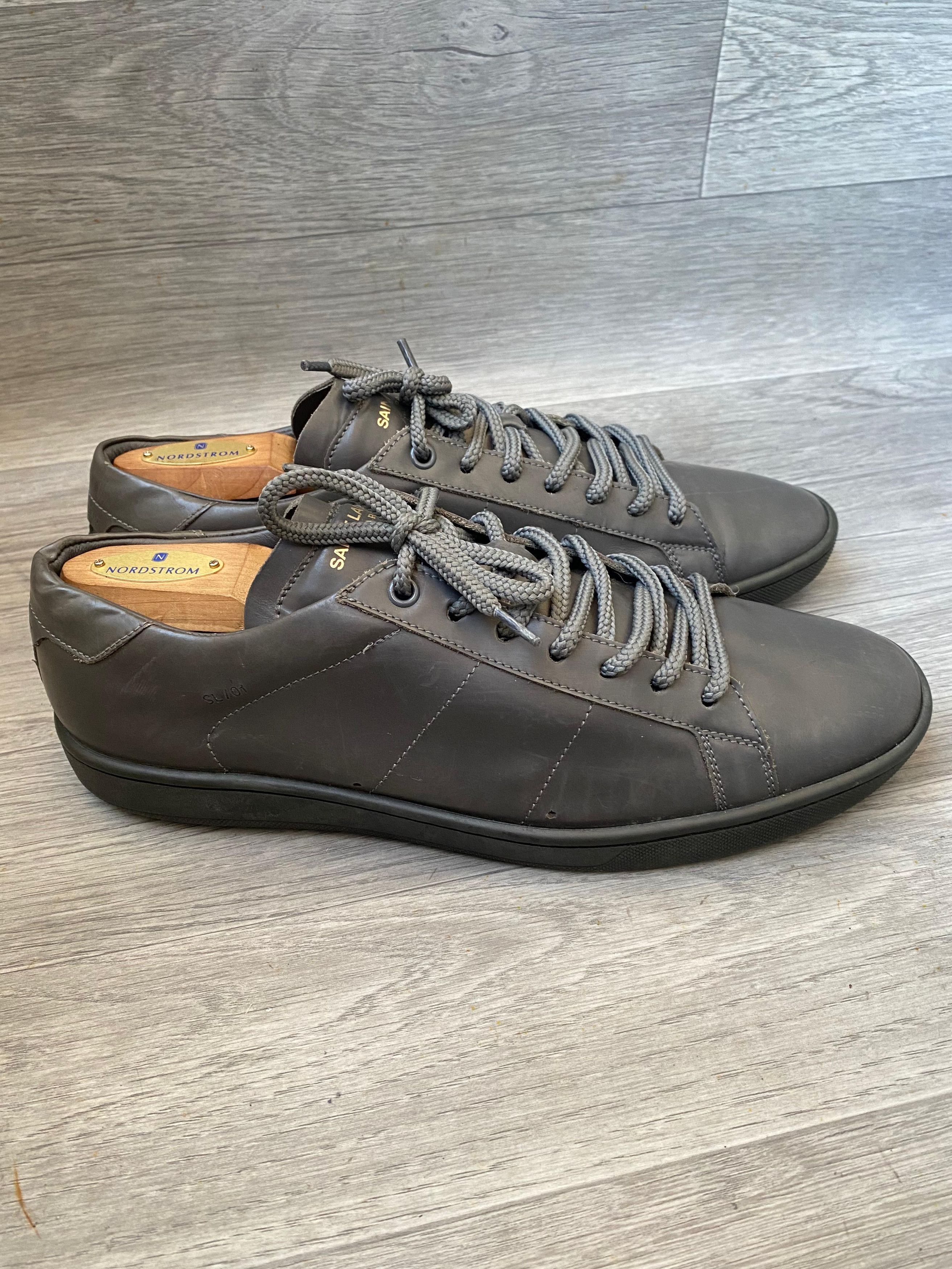 Saint Laurent Paris Saint Laurent SL01 Low Top Sneakers Sz 42 Size US 9 / EU 42 - 4 Thumbnail