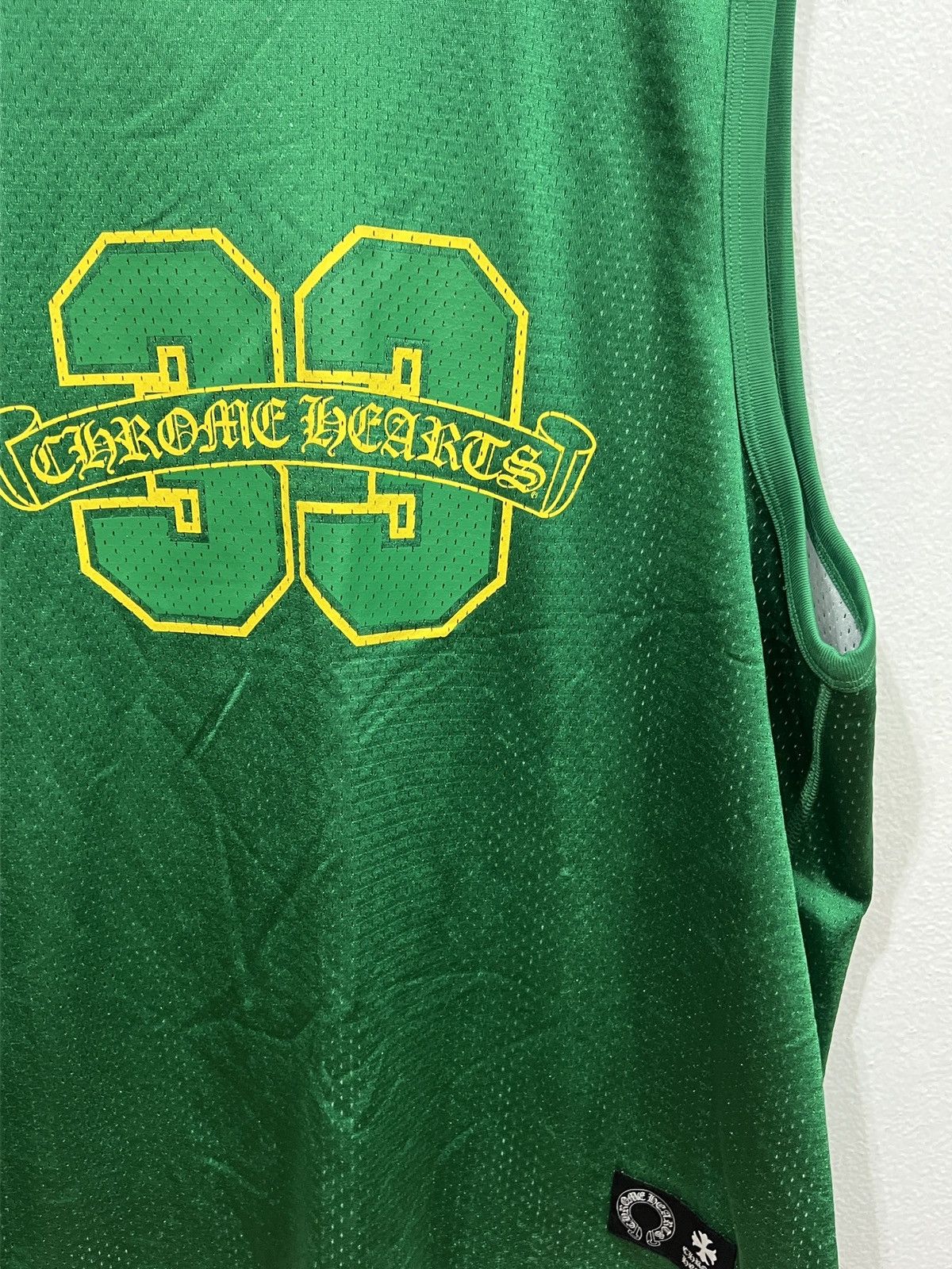 Chrome Hearts Chrome Hearts Basketball Green/Yellow Jersey Size US M / EU 48-50 / 2 - 3 Thumbnail