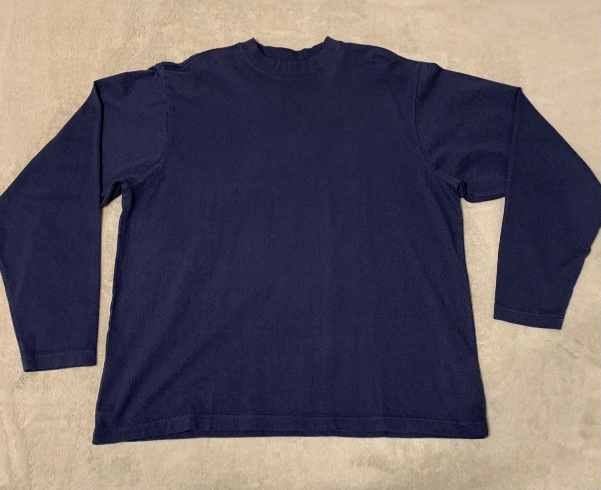 image of Yeezy Gap Long Sleeve in Navy, Men's (Size Large)