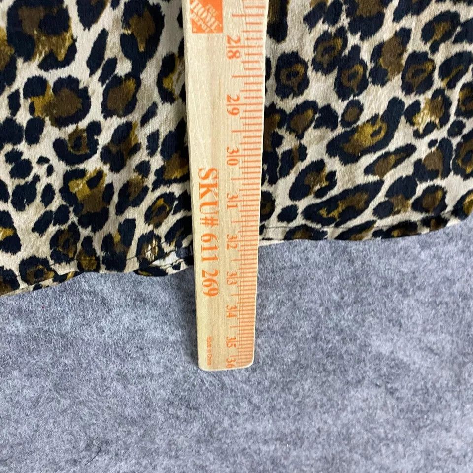 Other Trixxi Top Women's Small Short Sleeve Cheetah 100% Polyester Size S / US 4 / IT 40 - 3 Thumbnail