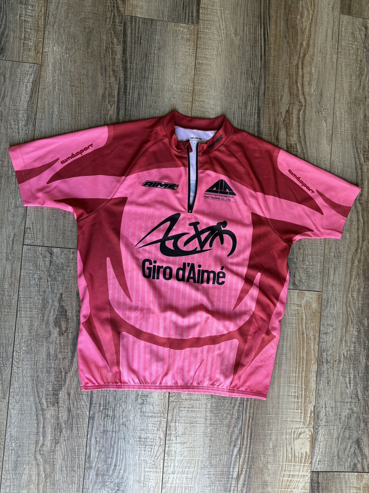Aime Leon Dore Aime Leon Dore Cycling Jersey - Pink Size US L / EU 52-54 / 3 - 1 Thumbnail