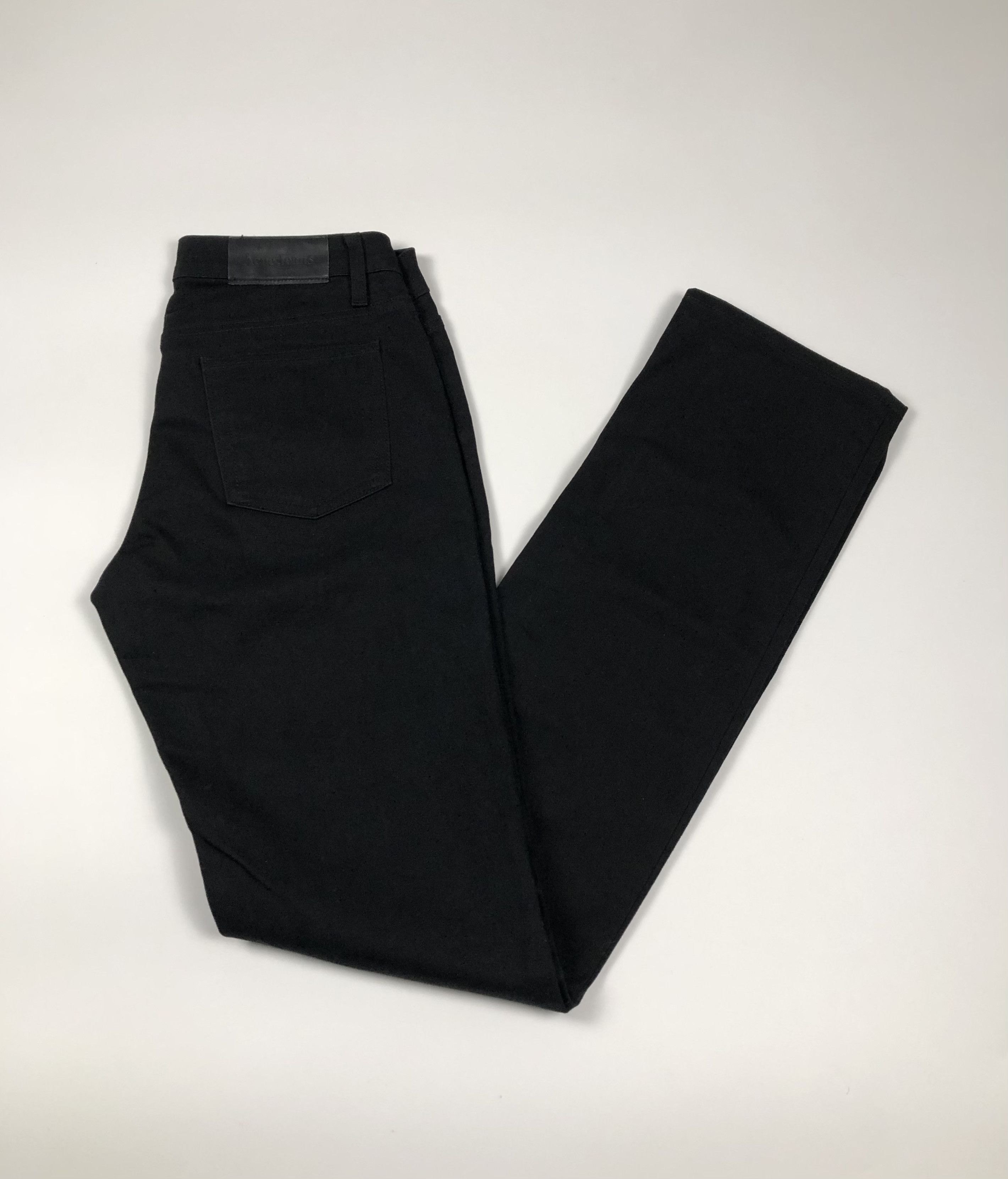Acne Studios Acne Jeans Hep Black Stretch Stockholm Sweden Suede Size 29" - 1 Thumbnail