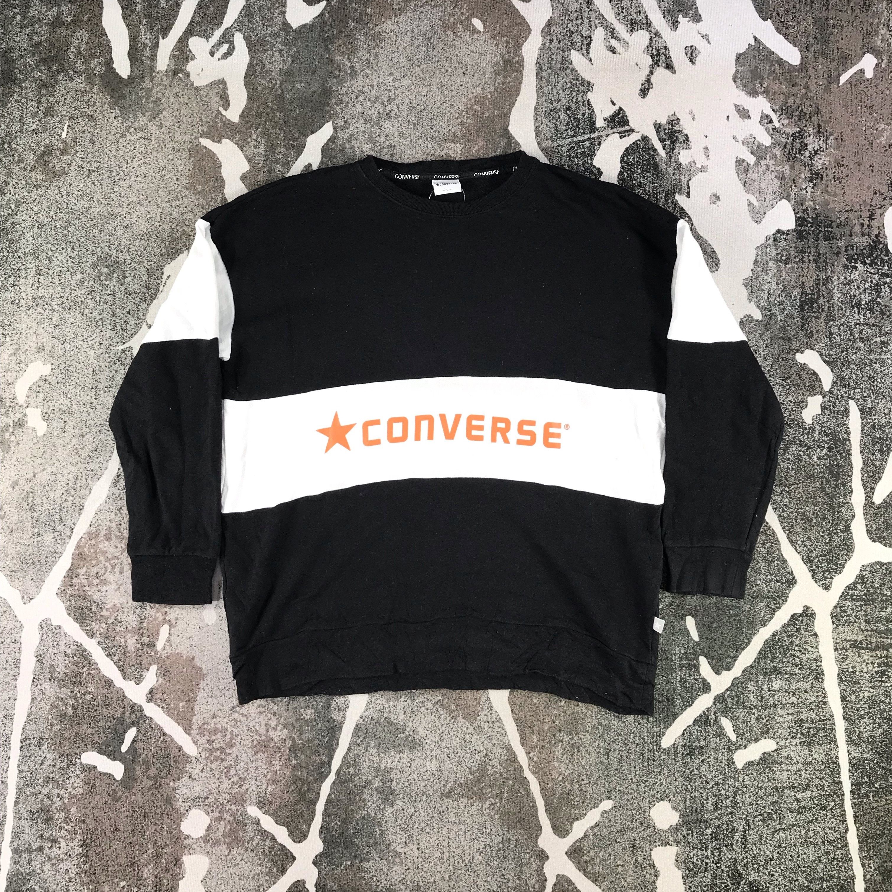 Converse Converse Two Tone Crewneck Sweatshirt F206 Size US L / EU 52-54 / 3 - 1 Thumbnail