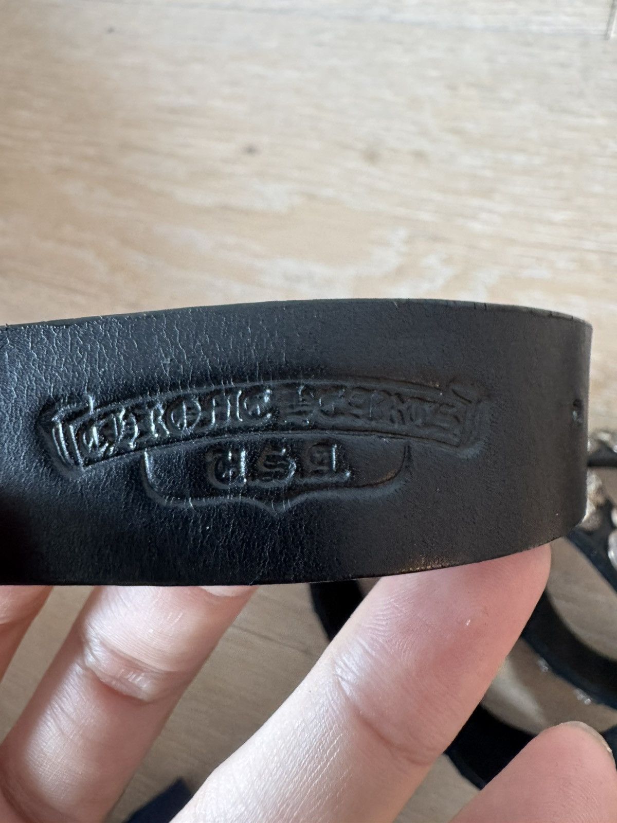 Chrome hearts gunslinger studded belt