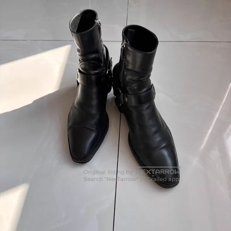 Saint Laurent Paris Saint Laurent Paris Buckle Chelsea Boots Size US 8.5 / EU 41-42 - 1 Thumbnail
