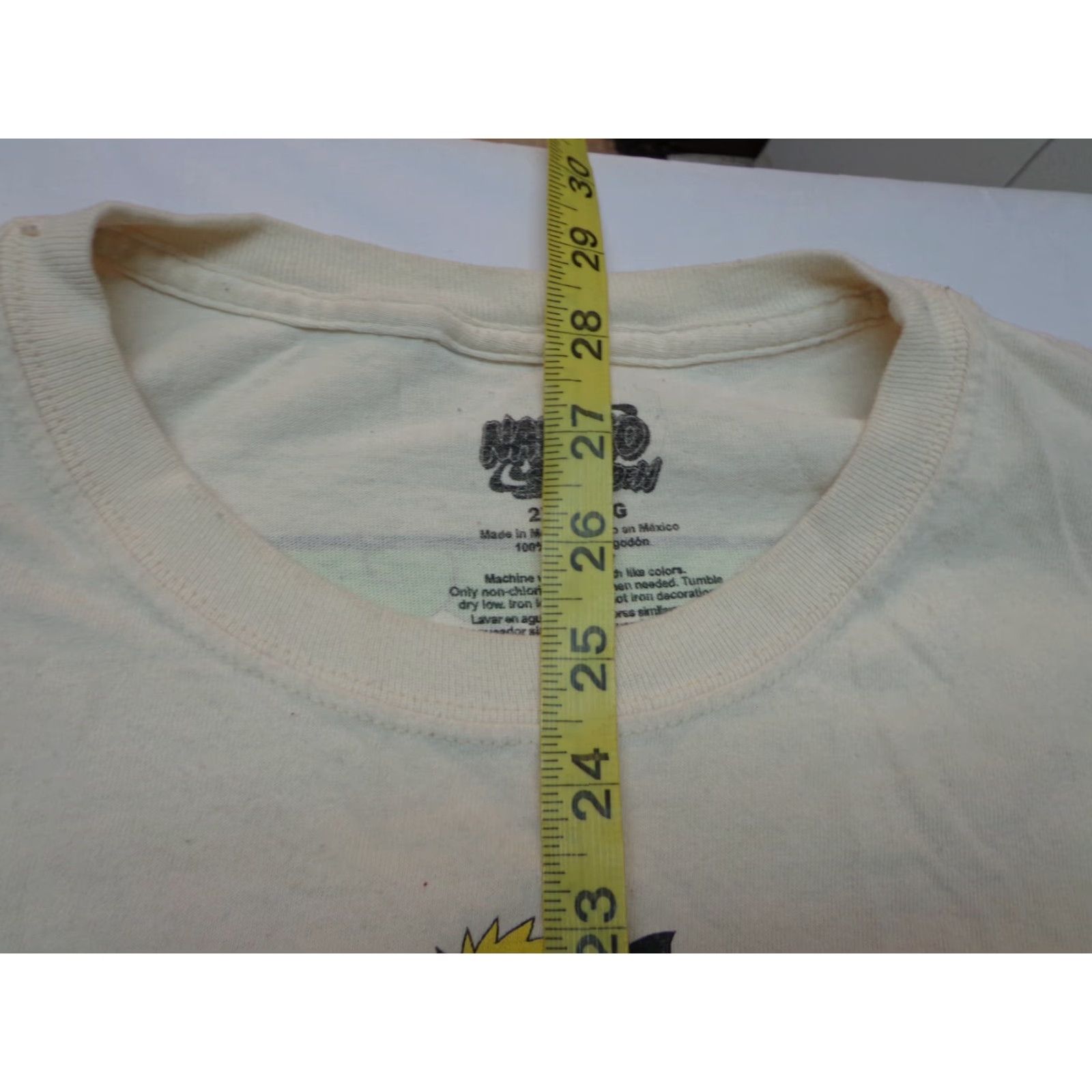 Vintage Naruto Shippuden Collection T-Shirt Men 2XL Cream Ivory 100% Cotton Graphic Print Crew Neck Short Sleeve Anime Naruto Size US XXL / EU 58 / 5 - 7 Thumbnail