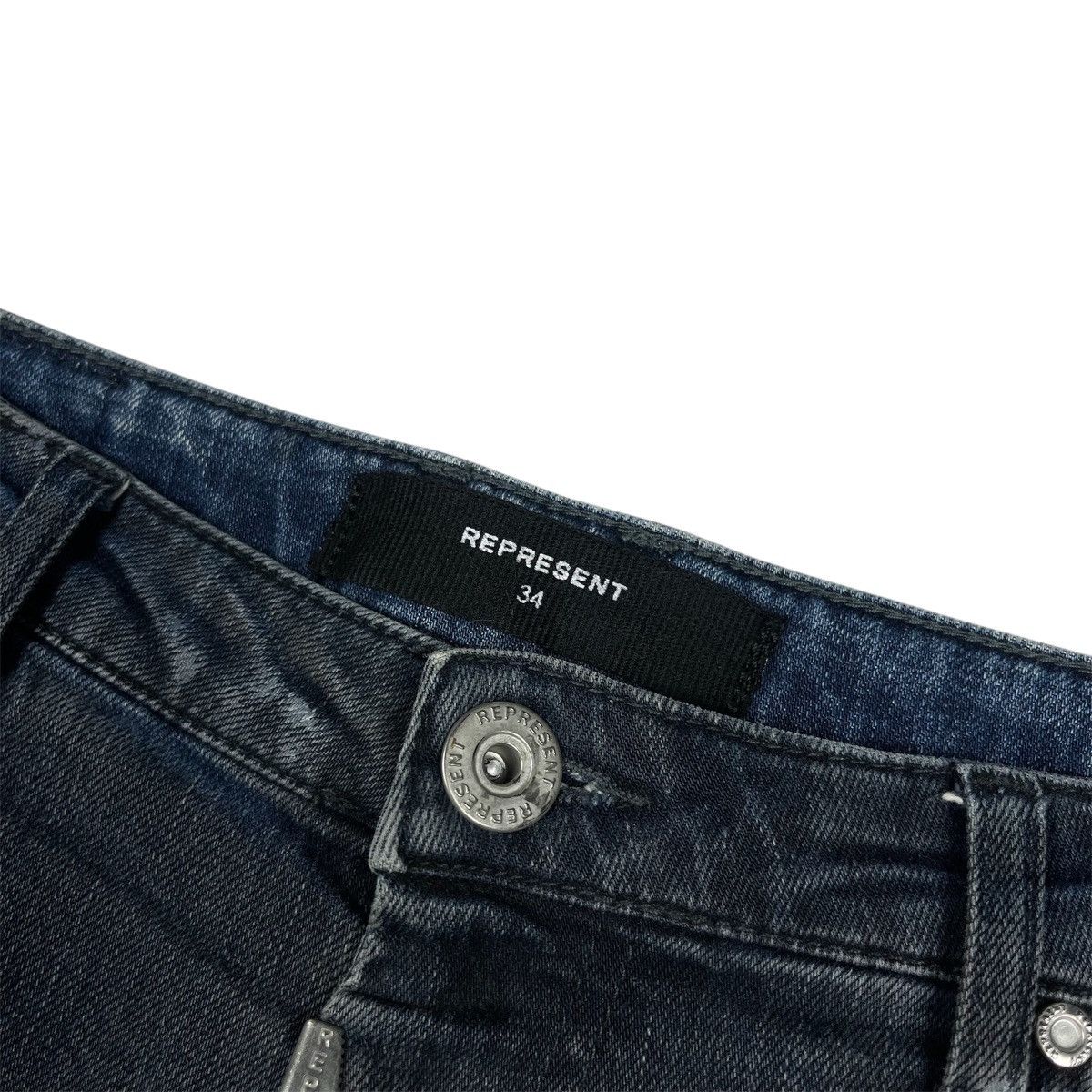 Represent Clo. Represent Essential Distressed Work Paint Jeans Size US 34 / EU 50 - 6 Thumbnail