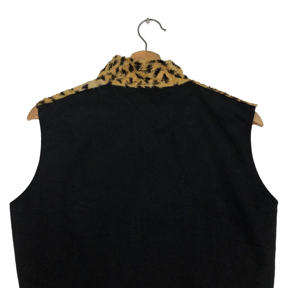 Vintage 🔥 Mink Fur Vest Tiger Skin Design Made in England Punk Wear Size US M / EU 48-50 / 2 - 8 Thumbnail