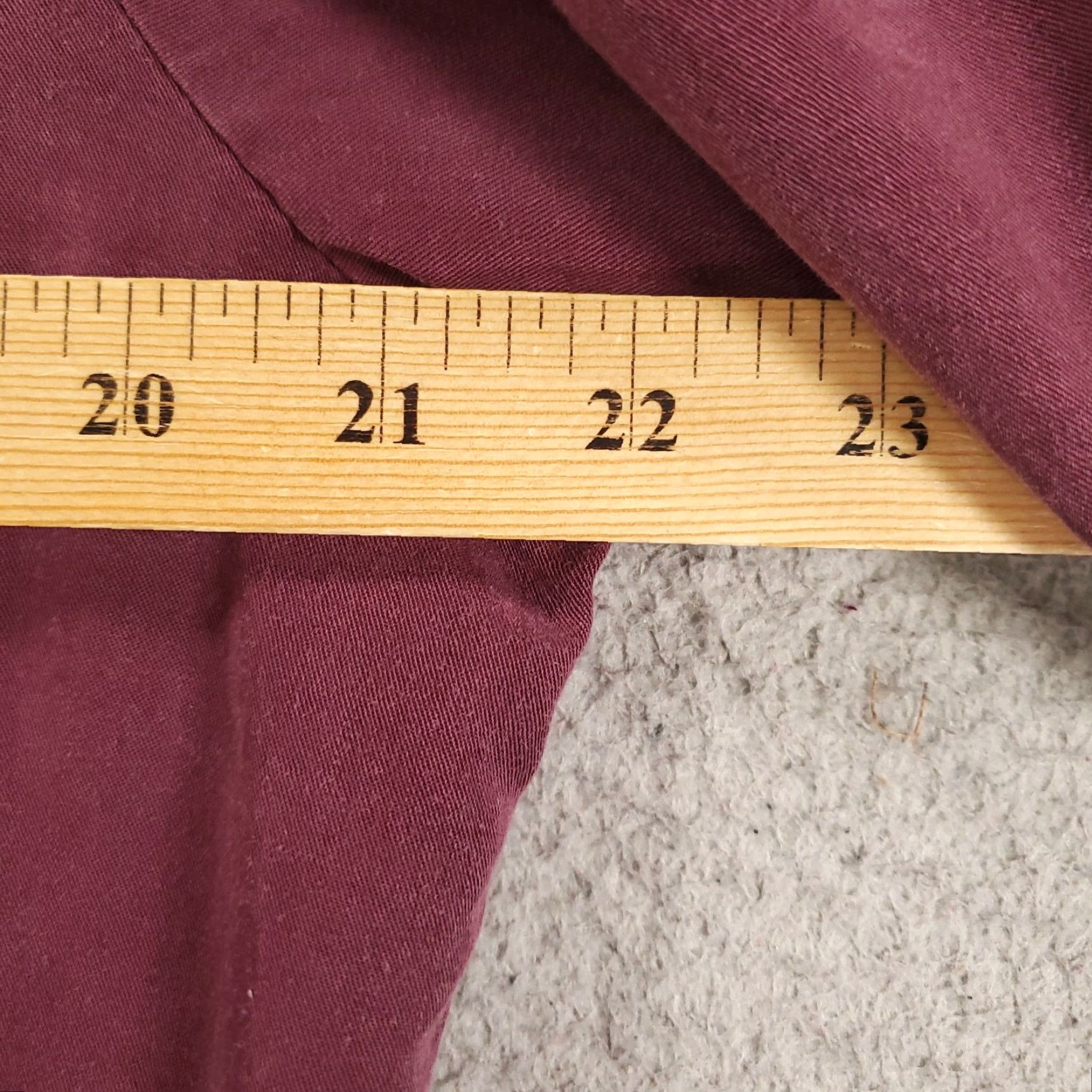 J. Jill J Jill Dress Womens Shift Knee Length Pockets Tie Drawstring Waist Maroon Red Regular L Large Polyester Lyocell Size L / US 10 / IT 46 - 6 Thumbnail