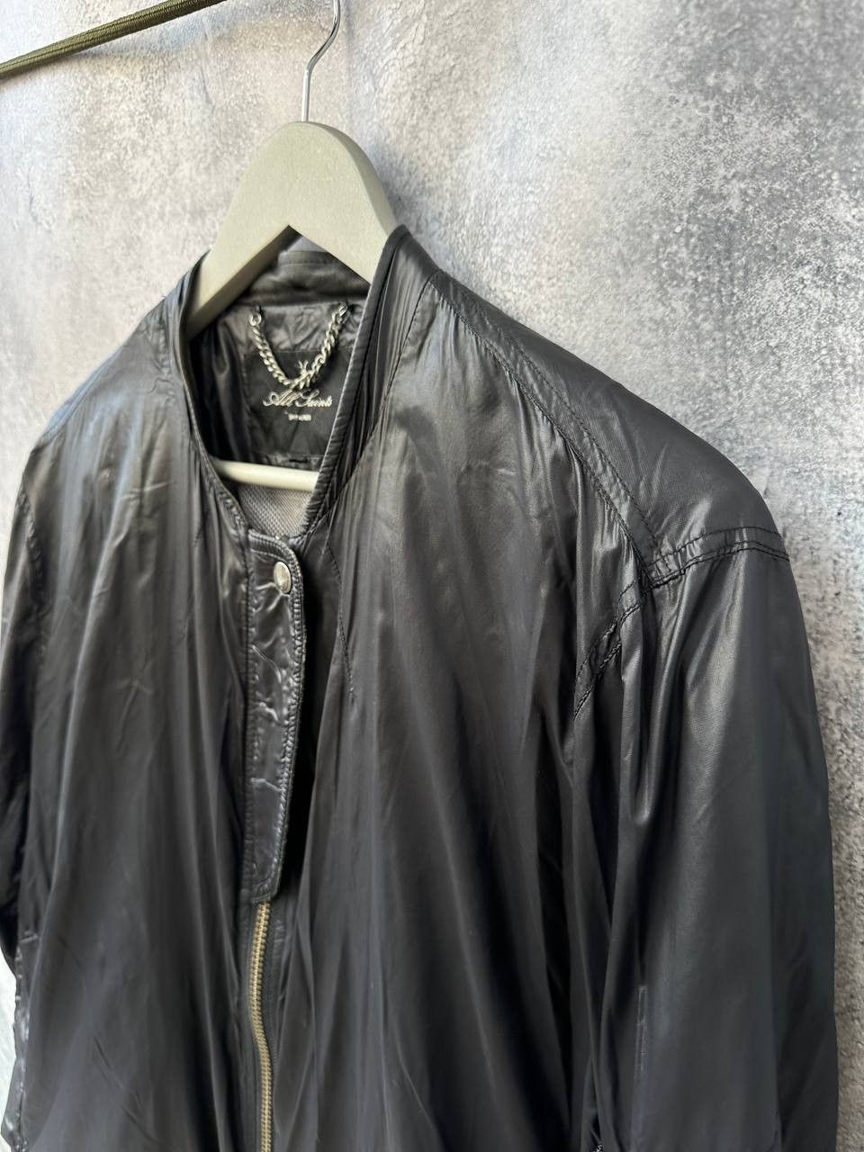 Allsaints × Vintage Allsaints Howard Nylon Jacket Vintage Long Sleeve Bomber Size L / US 10 / IT 46 - 6 Thumbnail