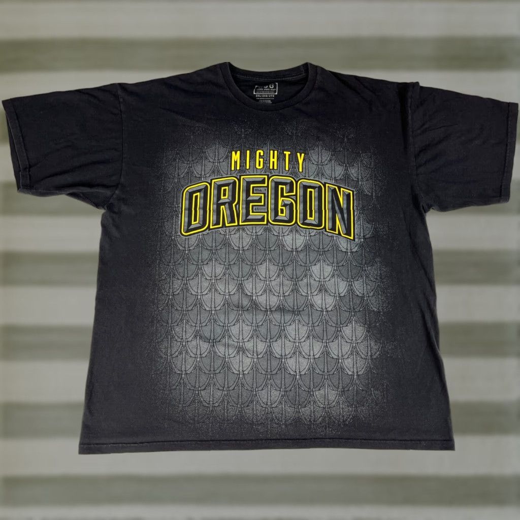 Vintage VINTAGE Men's Mighty Oregon CSG Champs Sports Gear College T-Shirt 2XL Black Cotton Short Sleeve Crew Neck Mens Vintage 90s Size US XXL / EU 58 / 5 - 1 Thumbnail