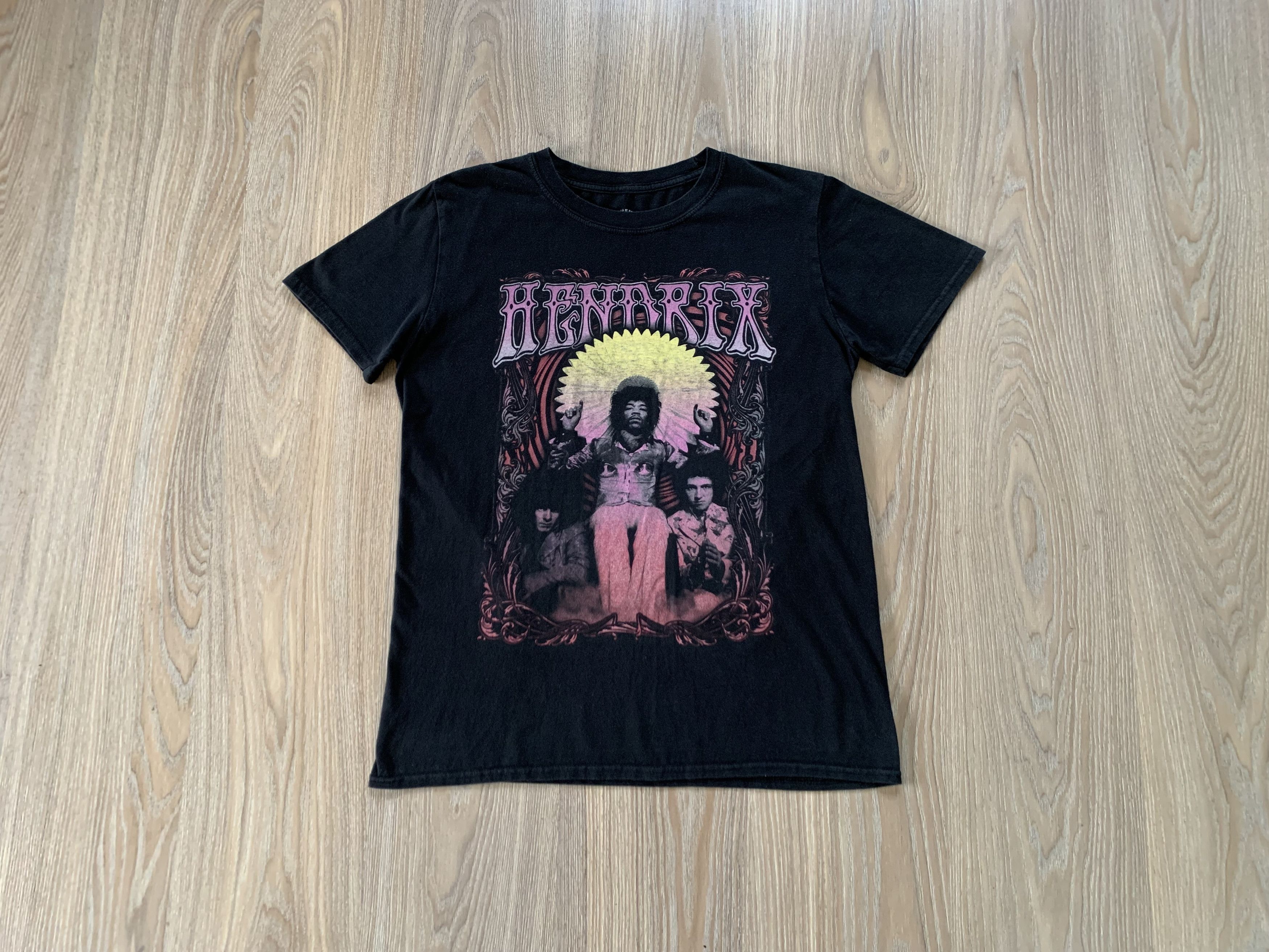 Jimi Hendrix × Vintage Rare Jimi Hendrix Karl Riesenrad T-Shirt Size US M / EU 48-50 / 2 - 1 Thumbnail