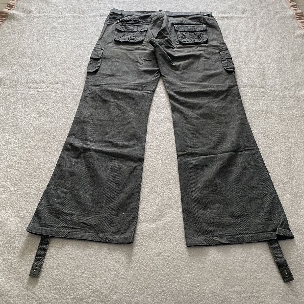 Japanese Brand × Michel Klein Vintage Michel Klein Flared Cargo Pants w36 Size US 36 / EU 52 - 6 Thumbnail