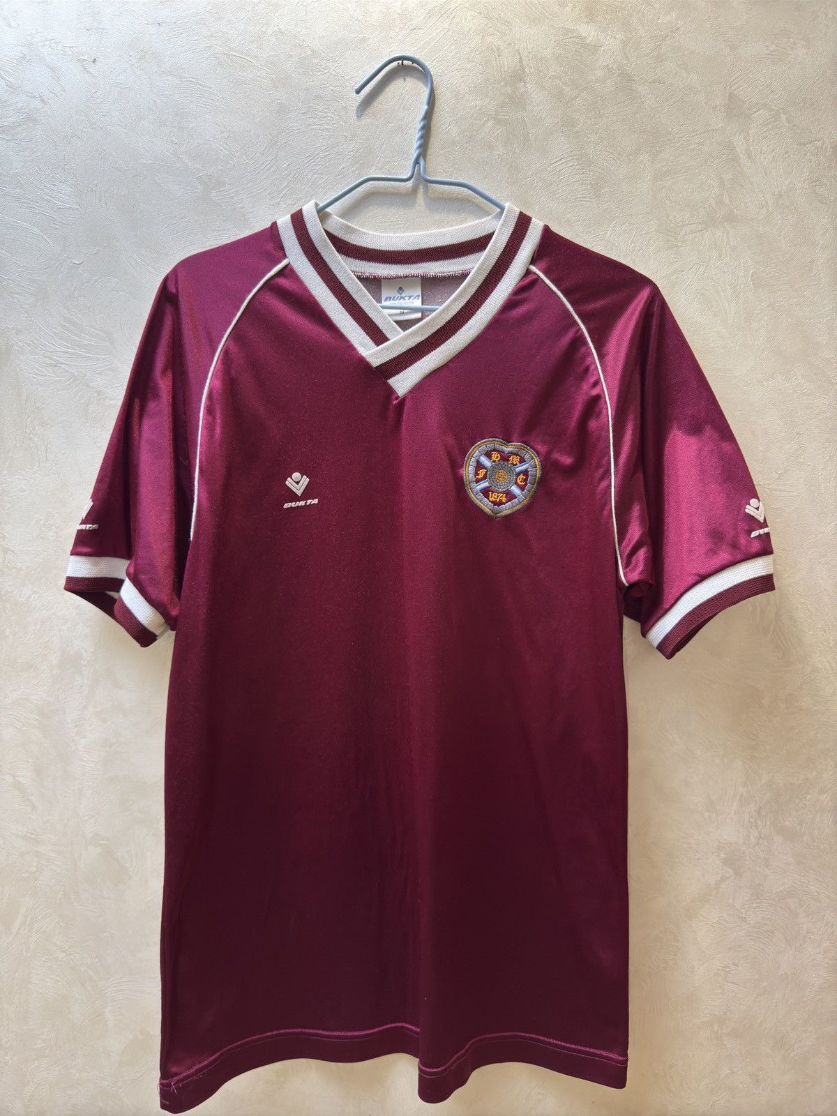 Vintage Herts of Midlothian 1987 1988 shirt vintage football jersey Size US M / EU 48-50 / 2 - 1 Thumbnail