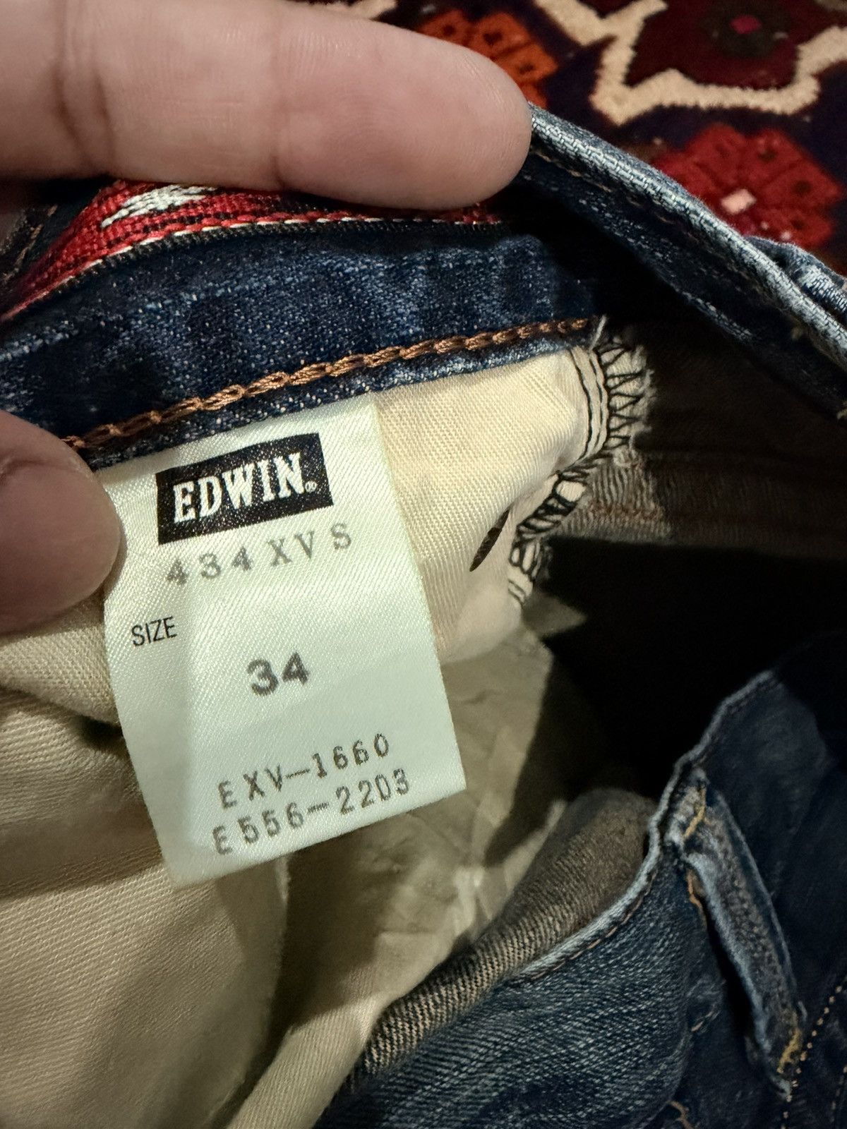 Hysteric Glamour Vintage Edwin Exclusive Vintage 434 XVS Faded Distressed Size US 36 / EU 52 - 6 Thumbnail