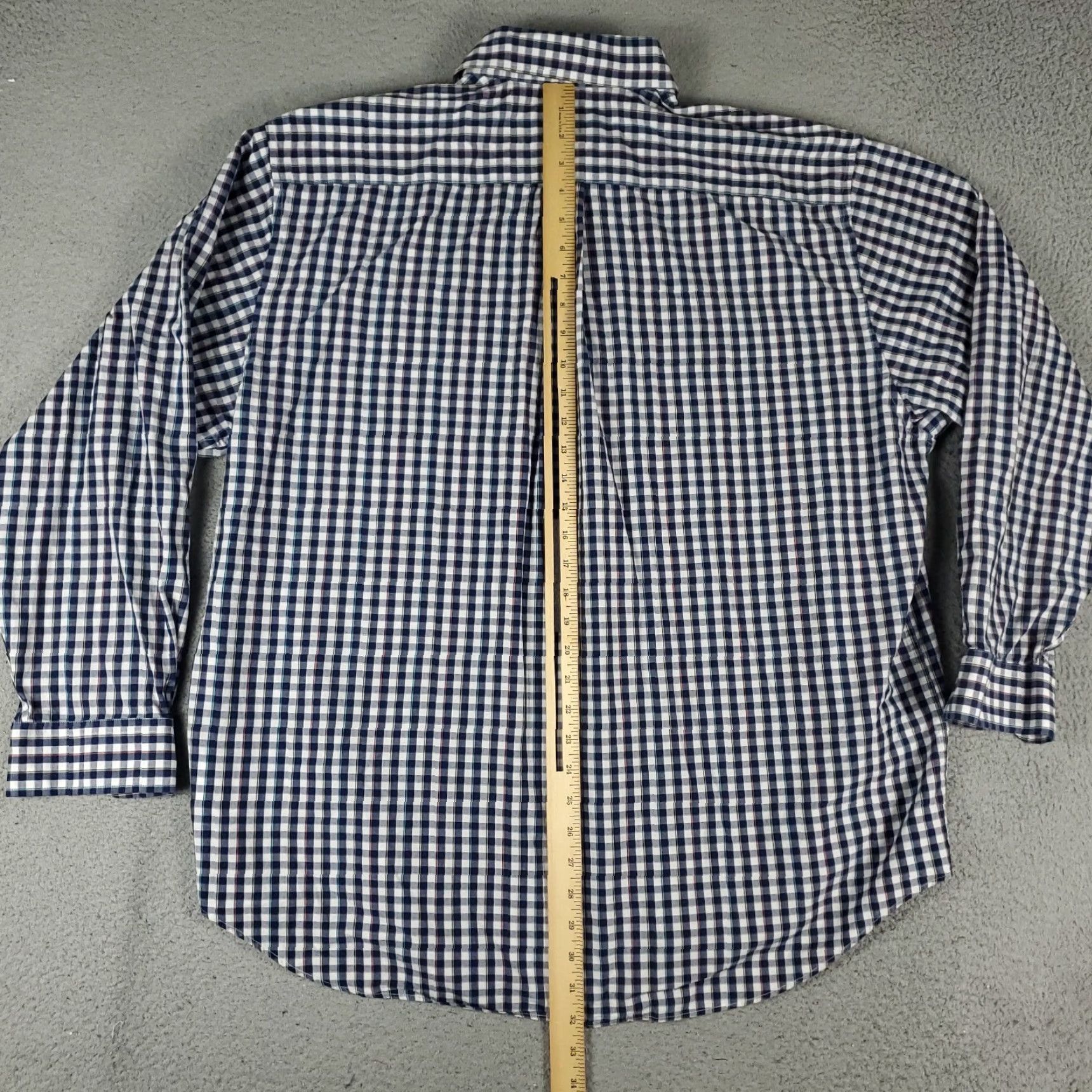 Brooks Brothers BROOKS BROTHERS Shirt Mens XL Blue Plaid Button-Up Long Sleeve Casual Dressy MENS Button Down Collared Size US XL / EU 56 / 4 - 4 Thumbnail