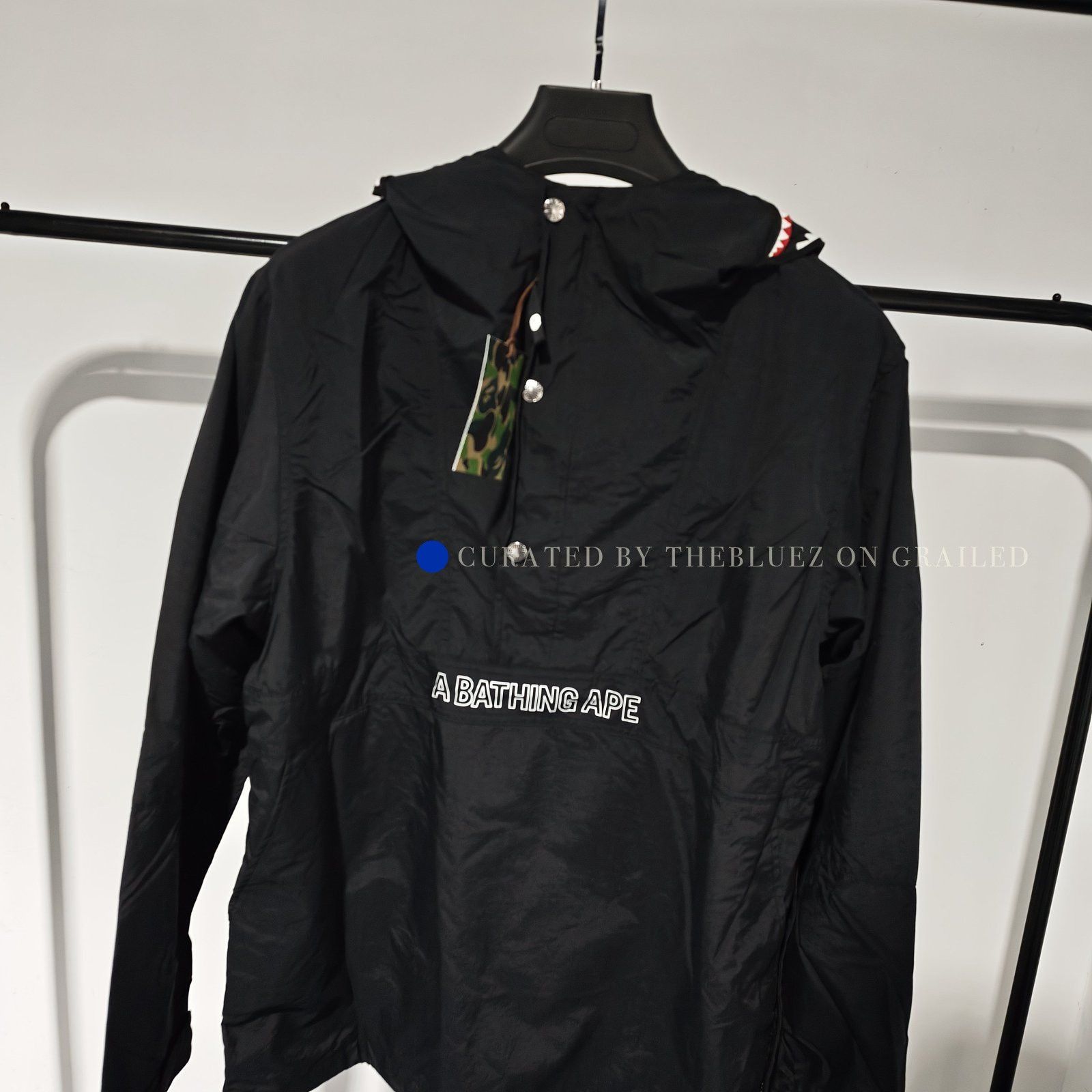Bape Black Shark Anorak, Size XL Size US XL / EU 56 / 4 - 1 Thumbnail