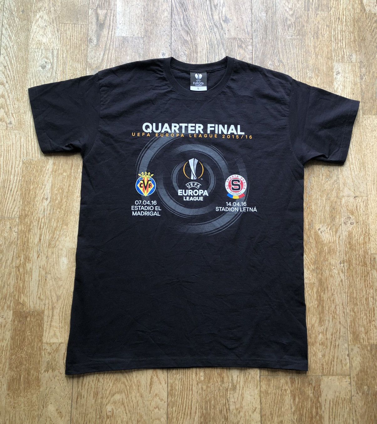 UEFA × Vintage RARE UEFA CHAMPIONS LEAGUE VILLAREAL SPARTA SOCCER SHIRT Size US M / EU 48-50 / 2 - 1 Thumbnail