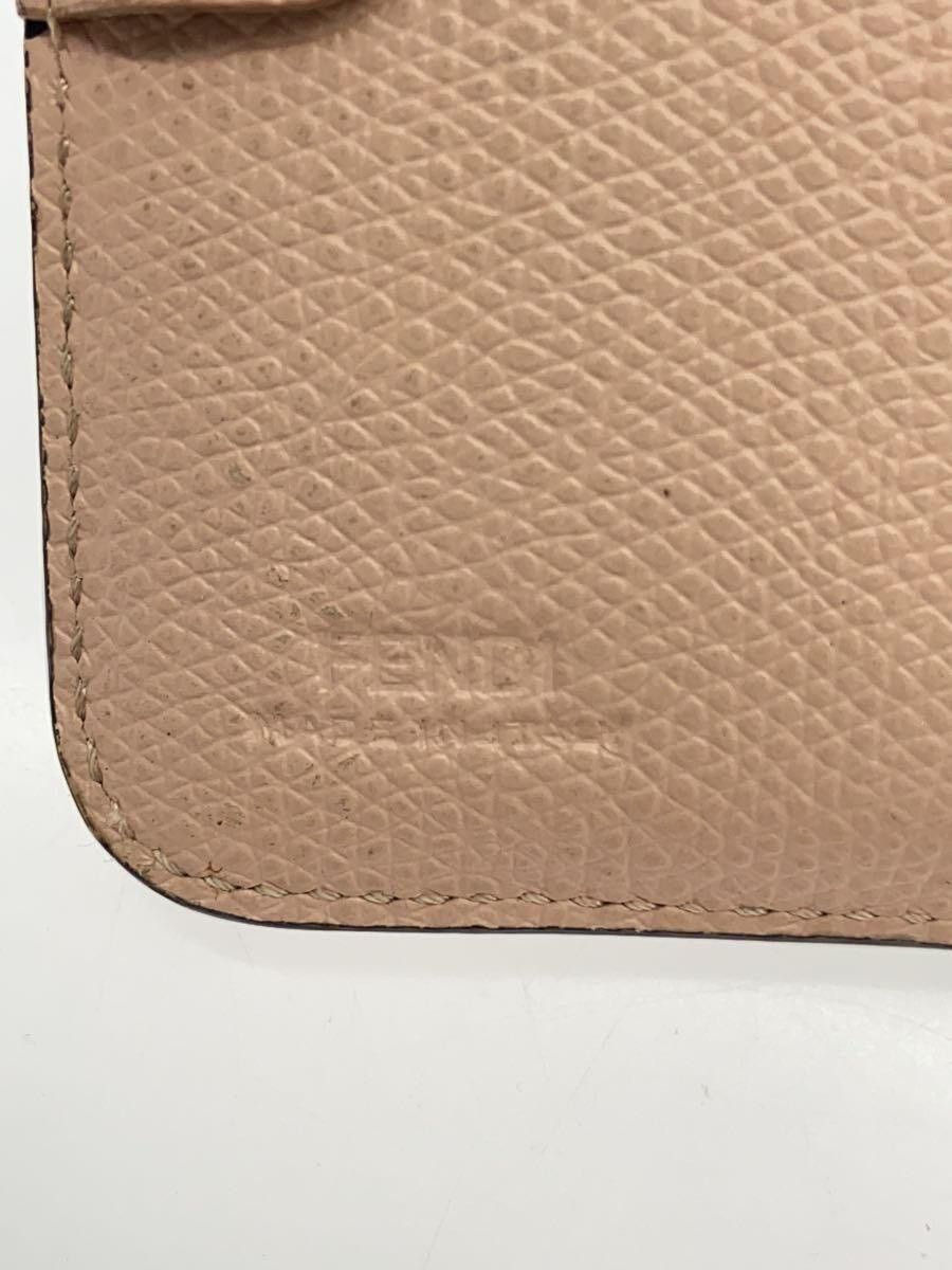 Fendi Fendi Leather Bi-Fold Wallet Pink Size ONE SIZE - 3 Thumbnail
