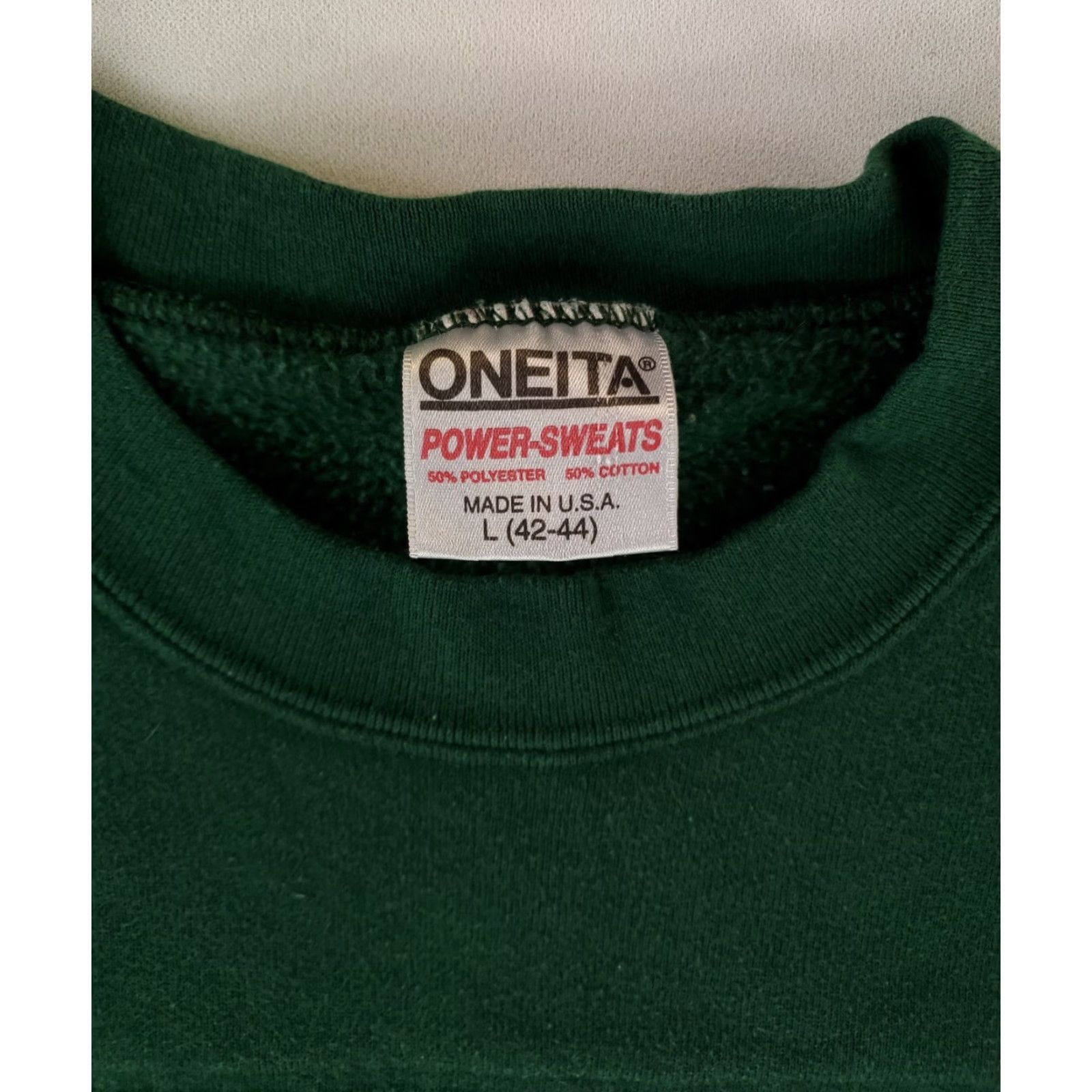 Vintage VTG Oneita Nutcracker Sweatshirt Ballet Missouri Made USA Green Embossed Mens L Size US L / EU 52-54 / 3 - 2 Thumbnail