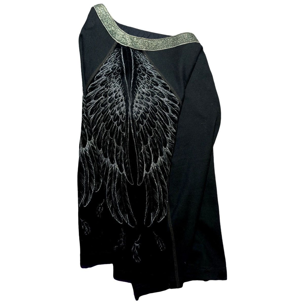 Obelisk Distressed Angel Wings Henley Size US S / EU 44-46 / 1 - 3 Thumbnail