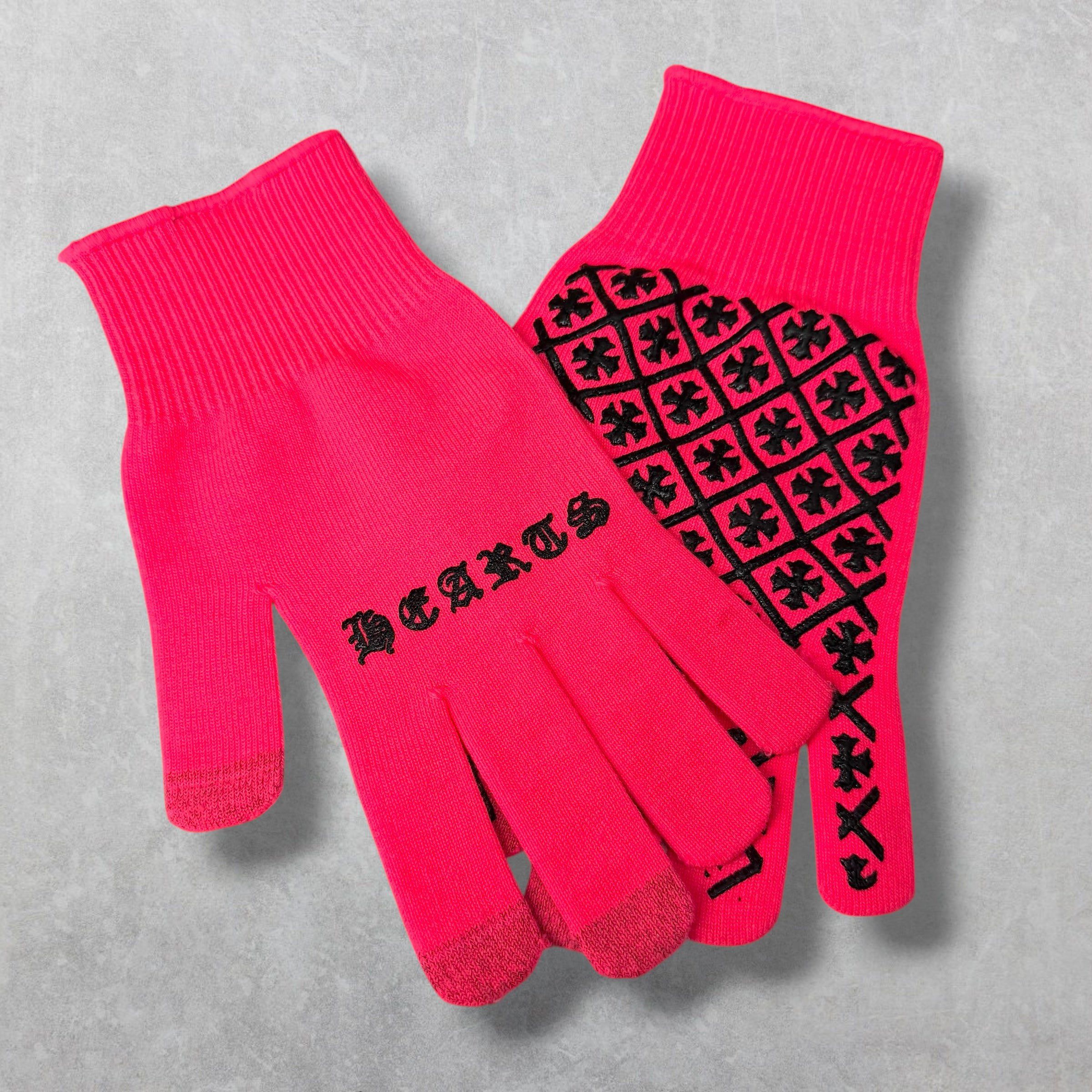 Chrome Hearts Chrome Hearts Pink Work Gloves Size ONE SIZE - 1 Thumbnail