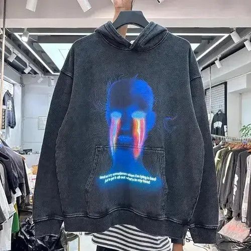 Japanese Brand × Vintage Black Hip Hop Hooded Hoodies Size US L / EU 52-54 / 3 - 1 Thumbnail