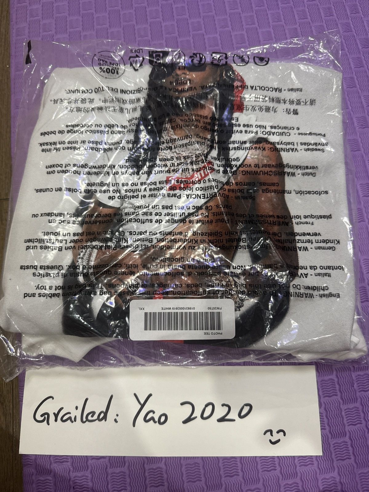 Supreme Supreme playboi Carti Tee Size US XXL / EU 58 / 5 - 1 Thumbnail
