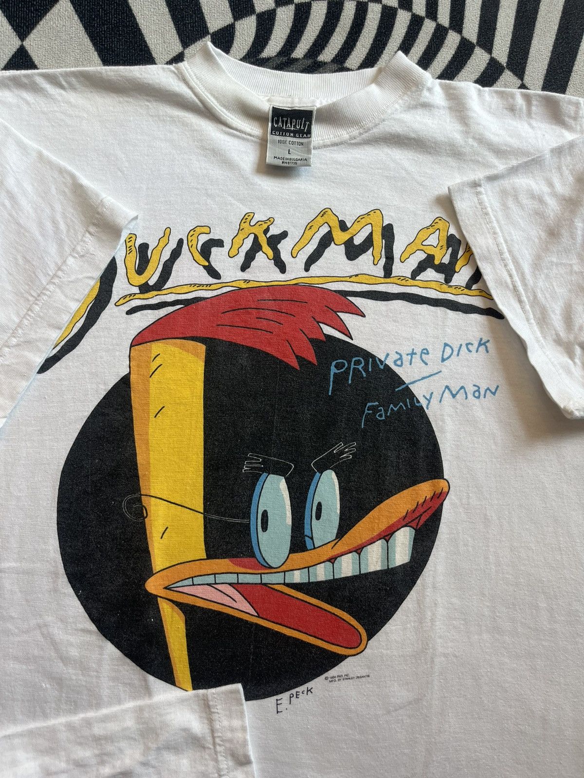 Arts & Science Vintage DUCK MAN Private Dick Family Man 1994’s USA Network Size US L / EU 52-54 / 3 - 8 Thumbnail