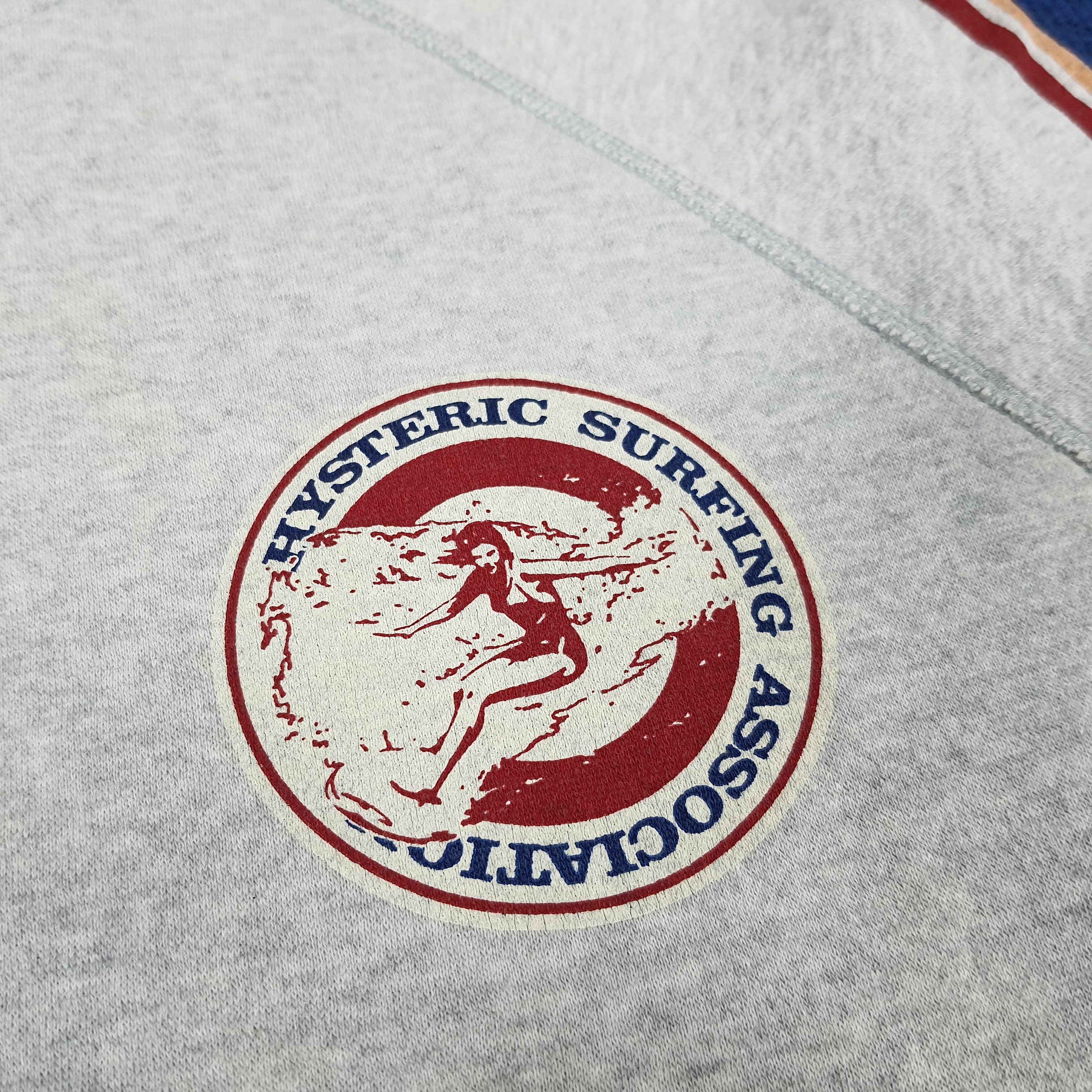 Hysteric Glamour × Japanese Brand × Vintage Vintage Hysteric Surfing Association Zipper Sweatshirts Size US S / EU 44-46 / 1 - 2 Thumbnail
