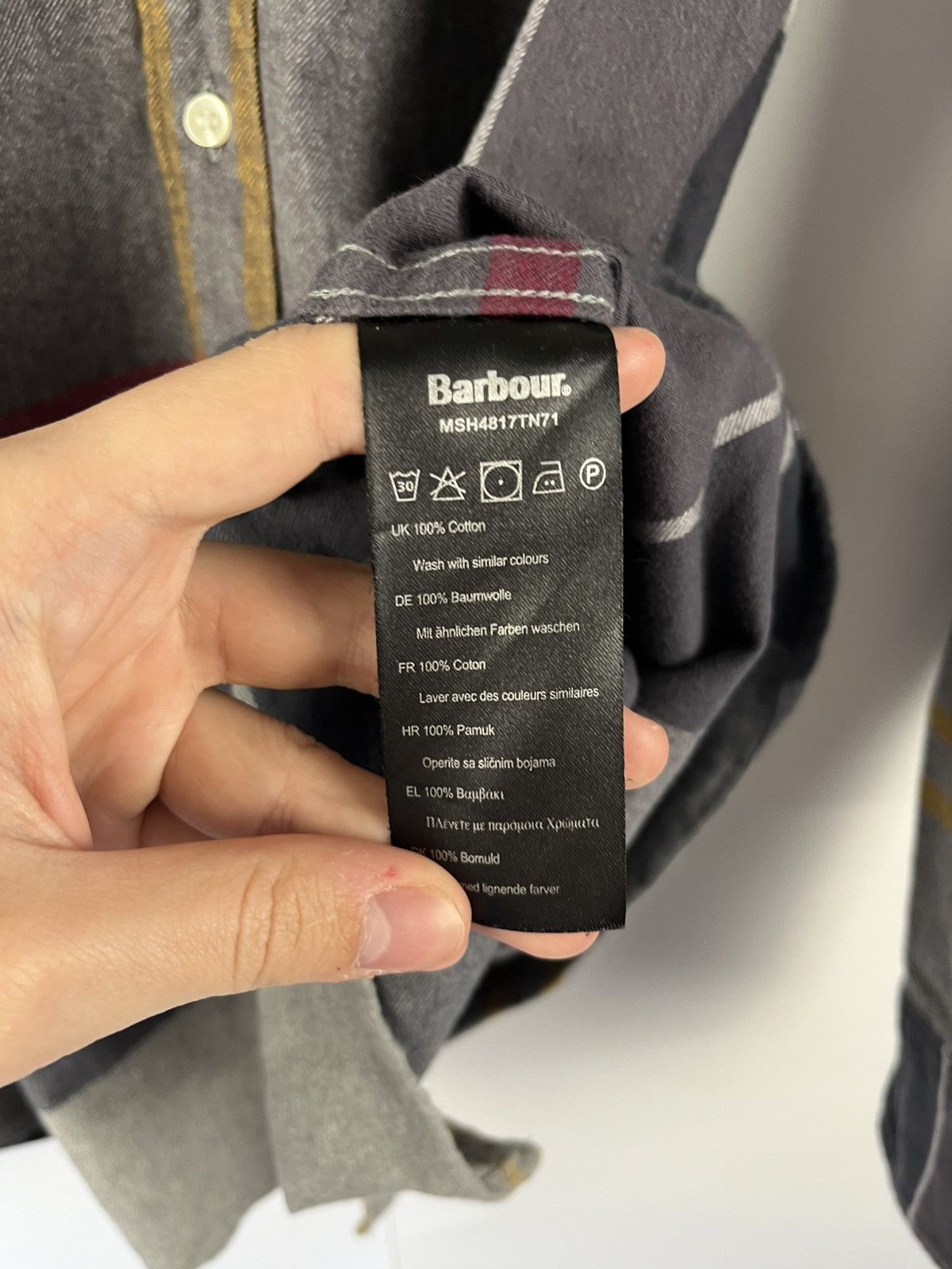Barbour Barbour Cotton Check Long Sleeve Shirt Button Up Size US M / EU 48-50 / 2 - 9 Thumbnail