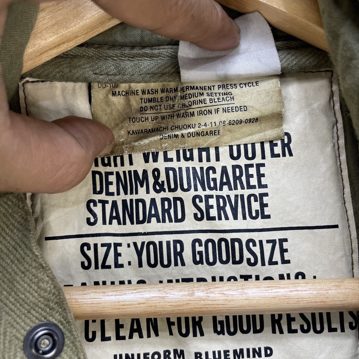 Toyo Enterprises 💥Denim And Dungaree Utility Style Vest Jacket Size US M / EU 48-50 / 2 - 8 Thumbnail