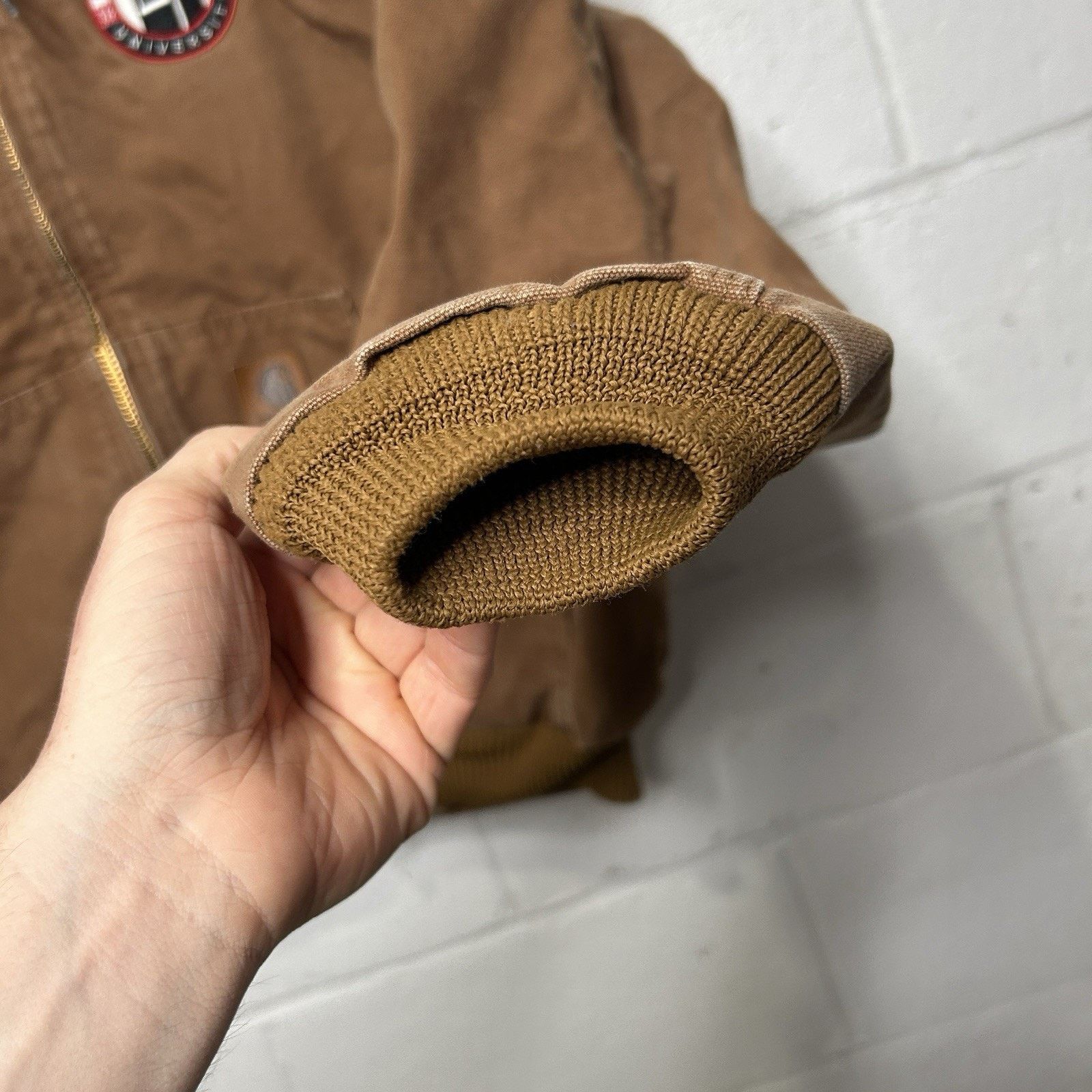 Carhartt Carhartt Quilt-Lined Hooded Canvas Active Jacket “Brown” Size US L / EU 52-54 / 3 - 3 Thumbnail