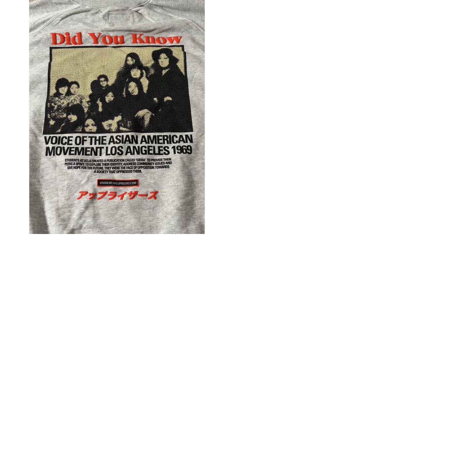 Vintage UPRISERS Sweatshirt Mens M Gray Graphic Pullover Crewneck Did You Know Size US M / EU 48-50 / 2 - 9 Thumbnail
